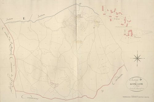 section D de Bonne-Coste, 1ère feuille