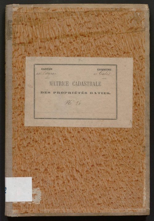 Cases 1-198. Augmentations et diminutions (1882-1891)