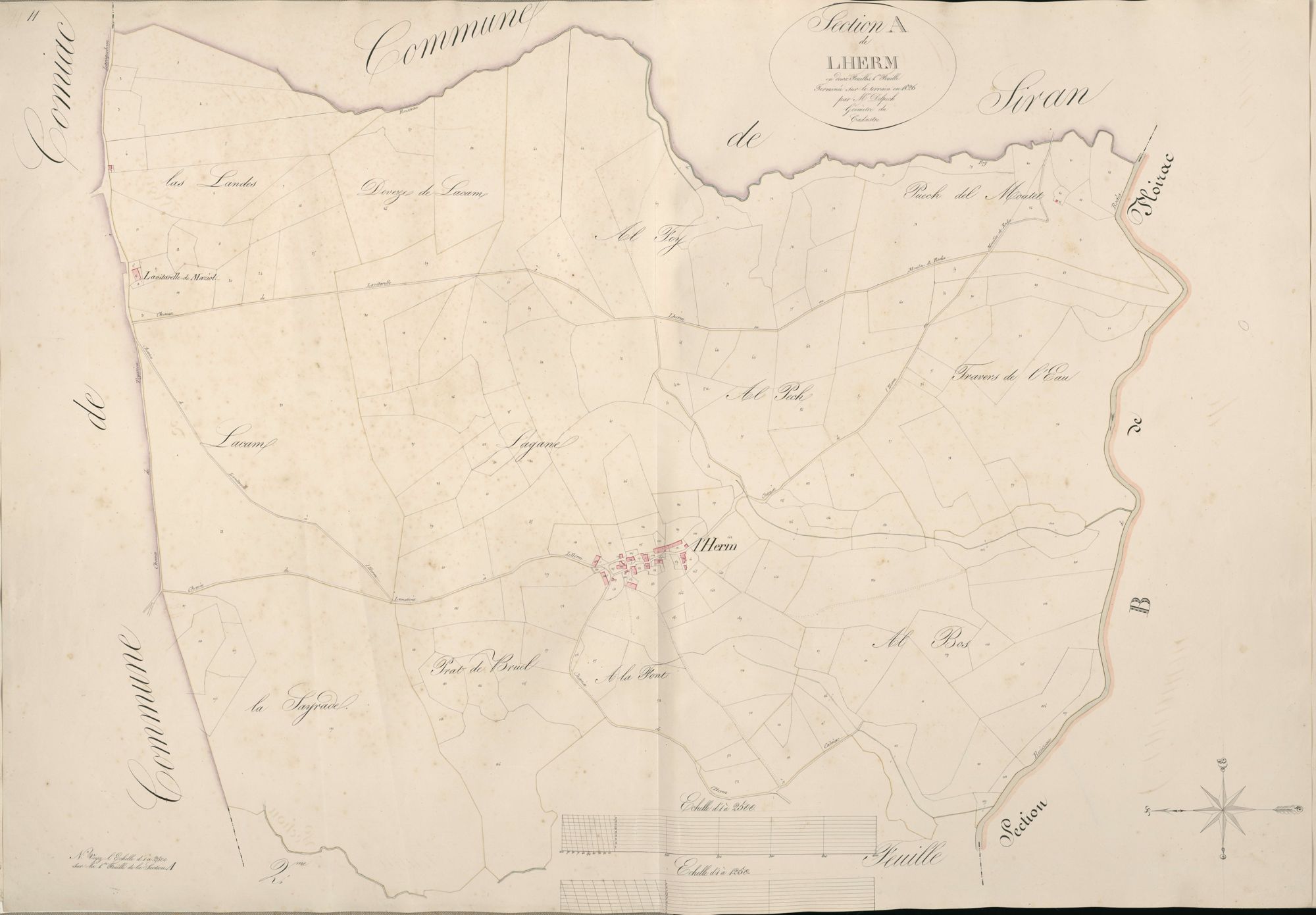 section A de Lherm, 1ère feuille