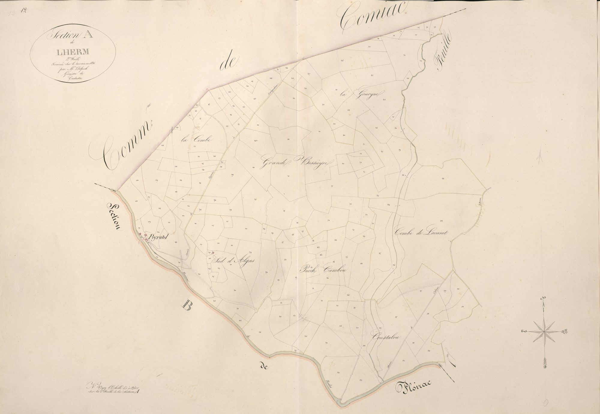 section A de Lherm, 2ème feuille