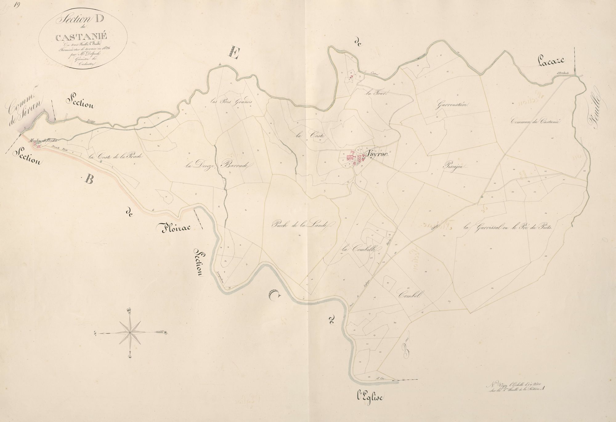 section D de Castanié, 1ère feuille