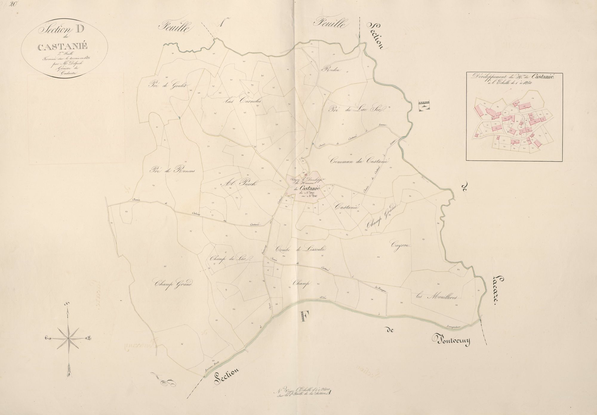 section D de Castanié, 2ème feuille