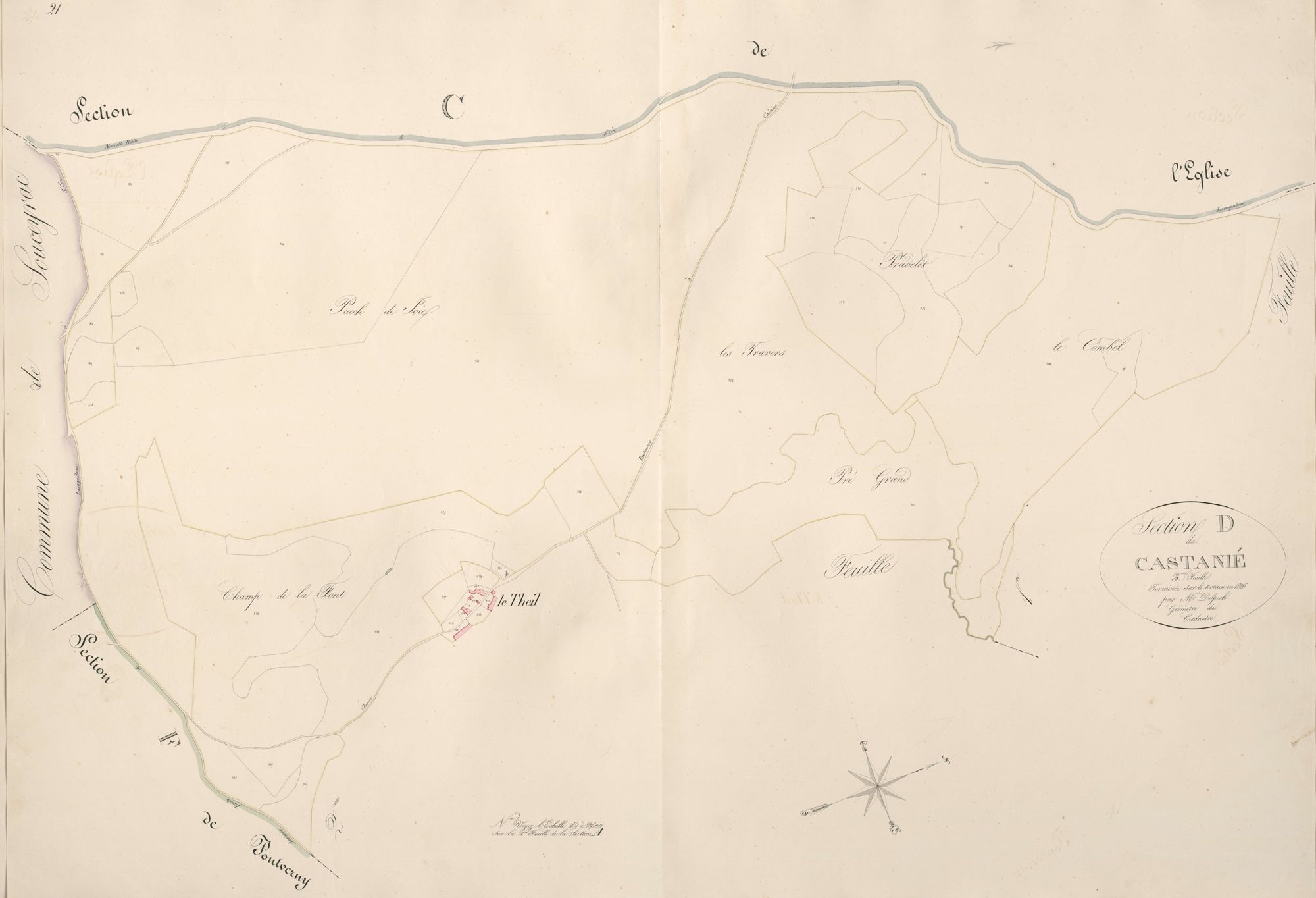 section D de Castanié, 3ème feuille