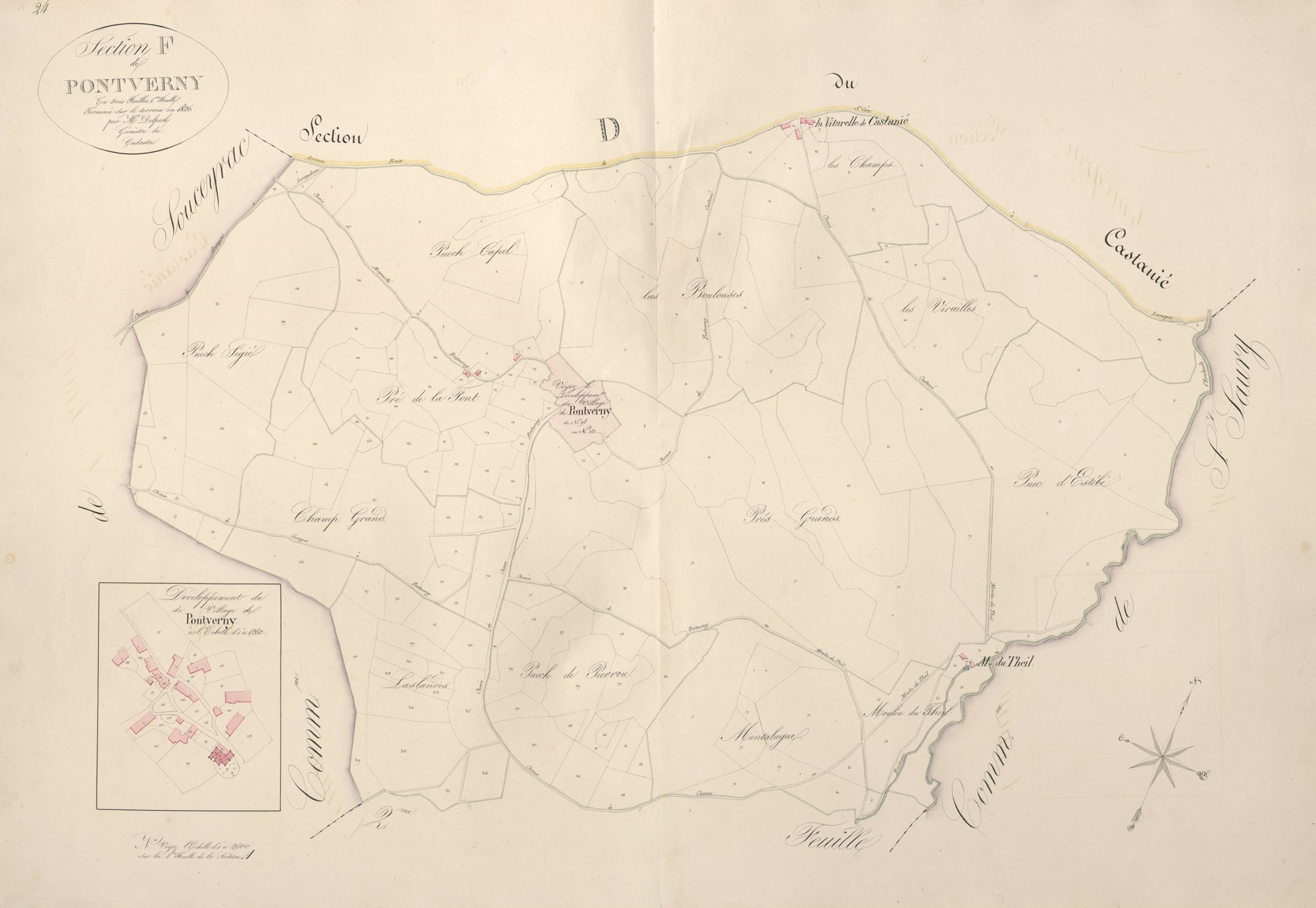 section F de Pontverny, 1ère feuille