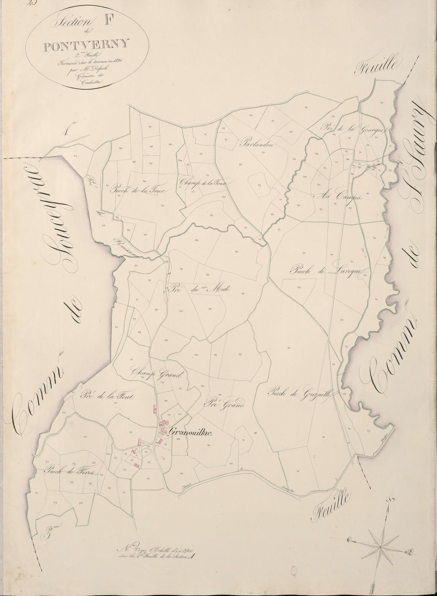 section F de Pontverny, 2ème feuille