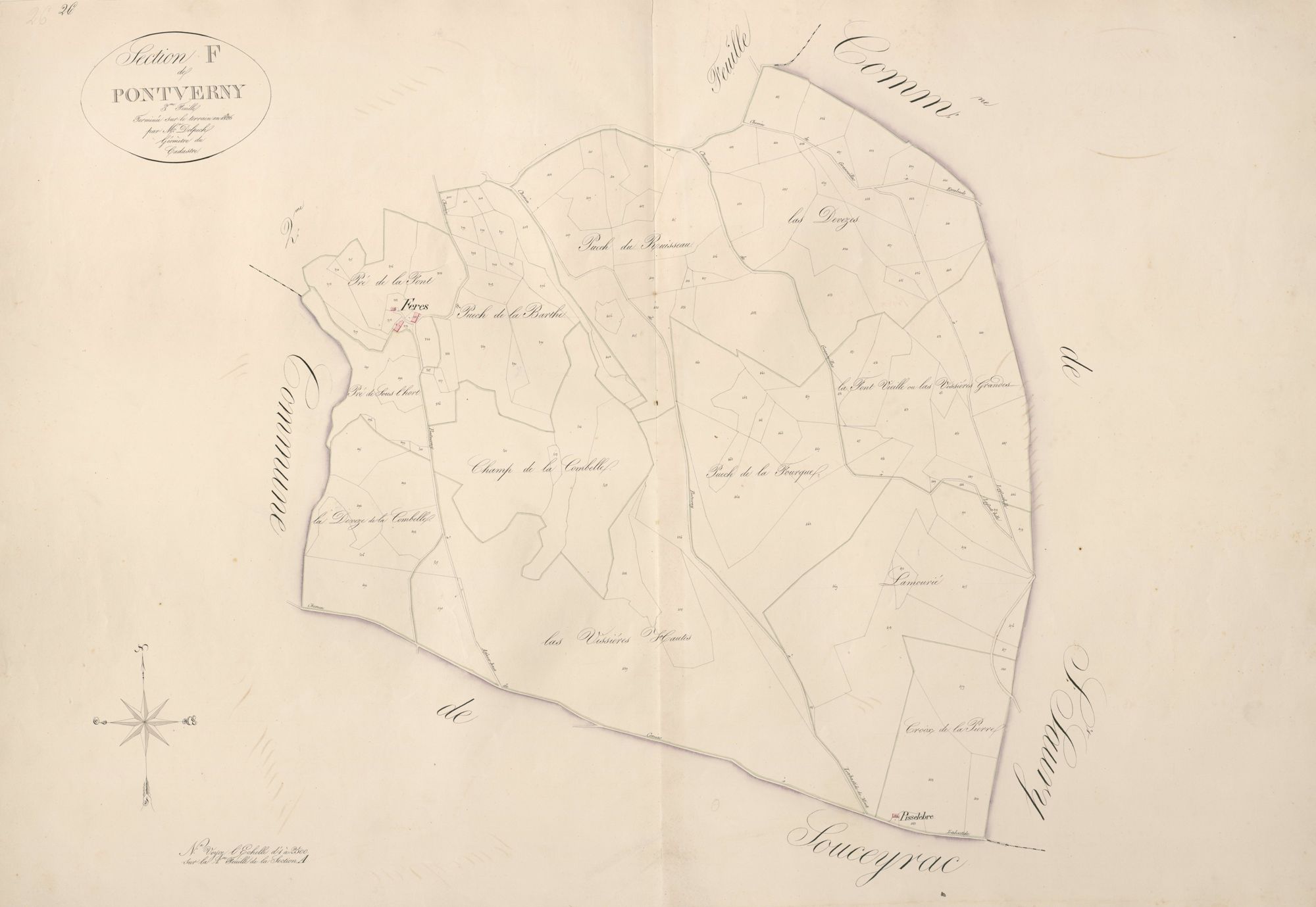 section F de Pontverny, 3ème feuille