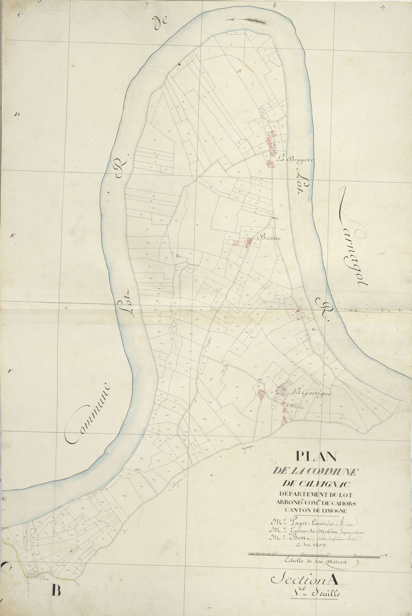 section A, 1ère feuille