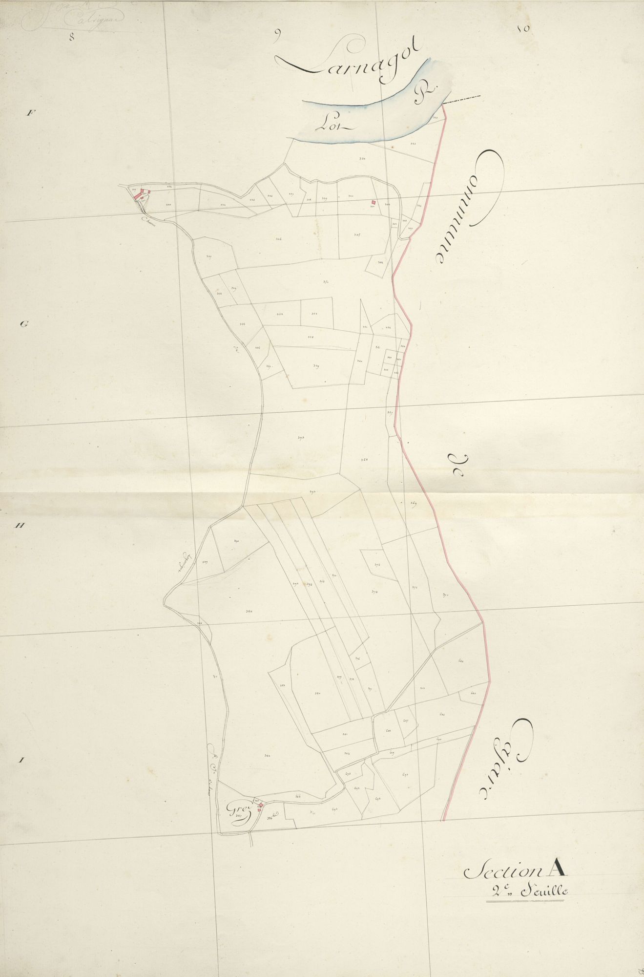 section A, 2ème feuille