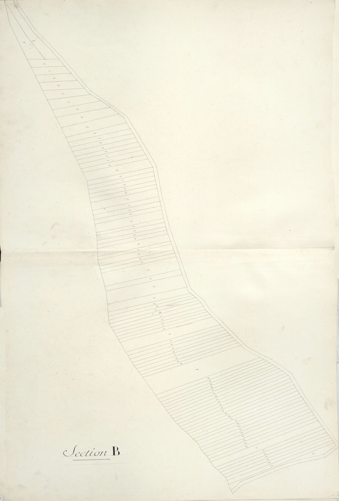 section B, 1ère feuille, développement