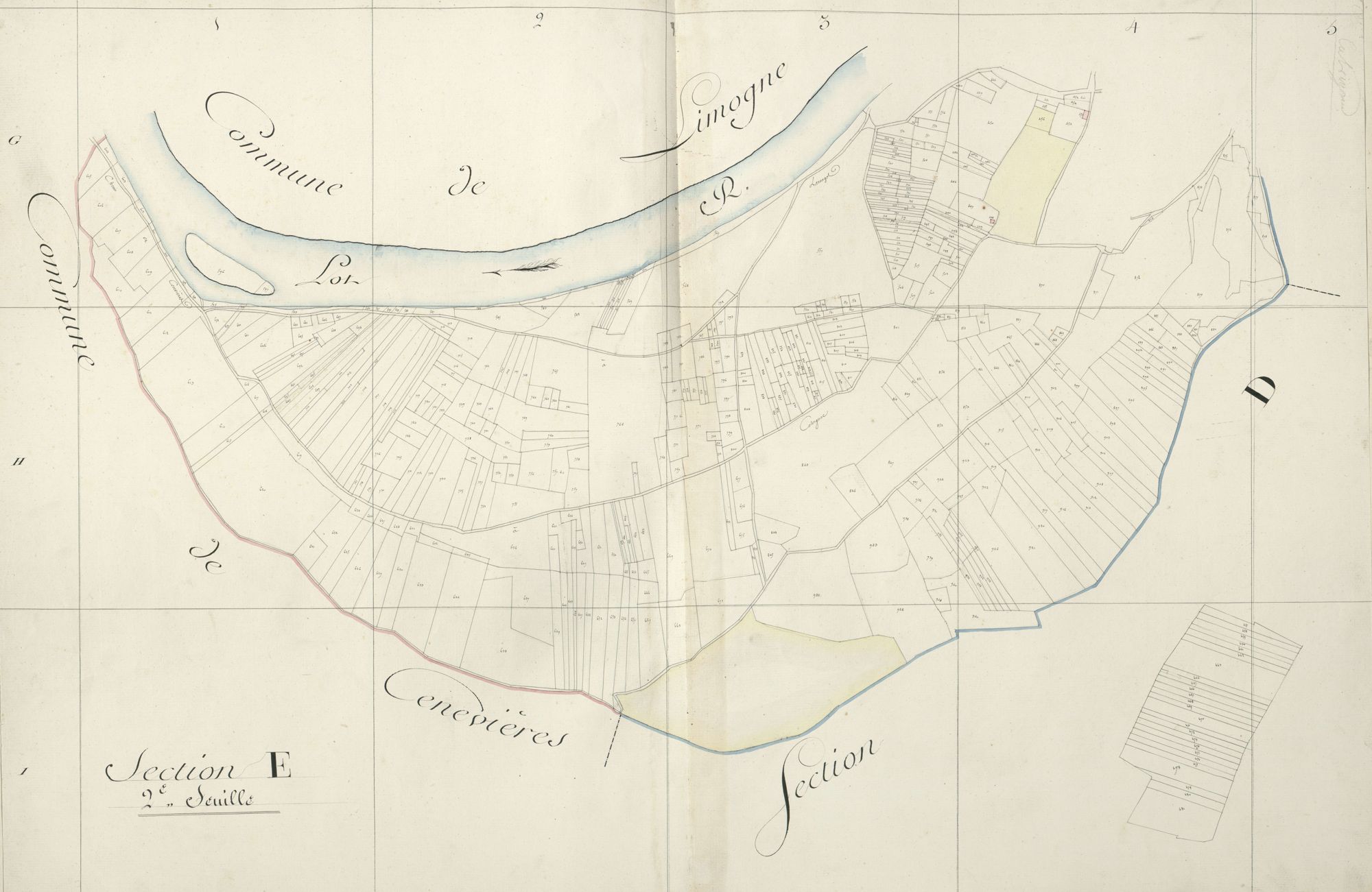 section E, 2ème feuille