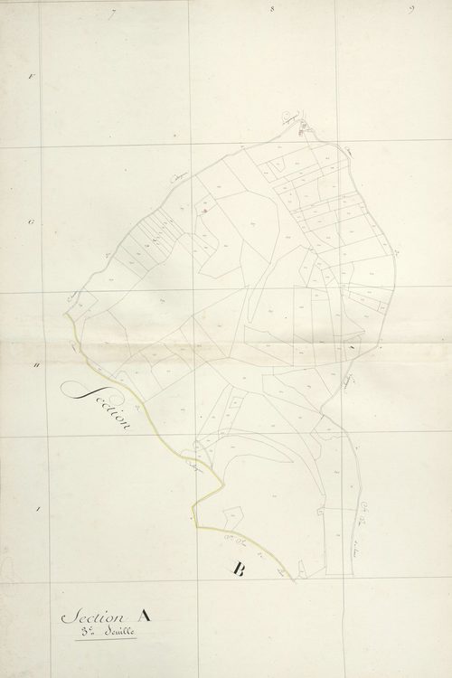 section A, 3ème feuille