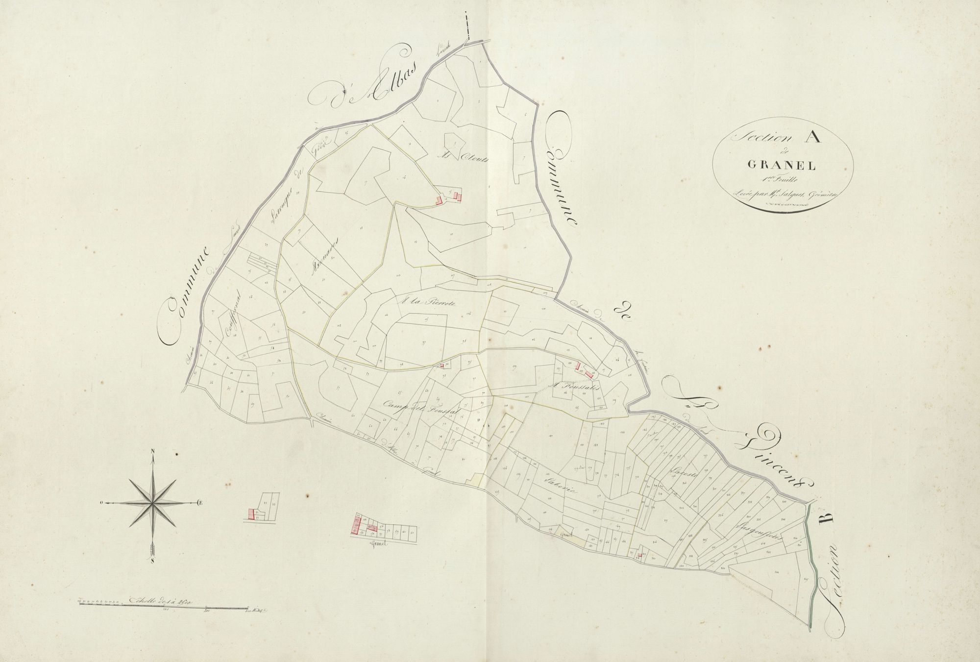 section A de Granel, 1ère feuille