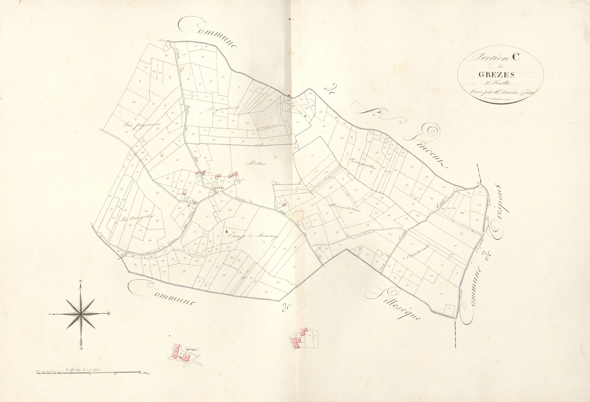 section C de Grèzes, 2ème feuille