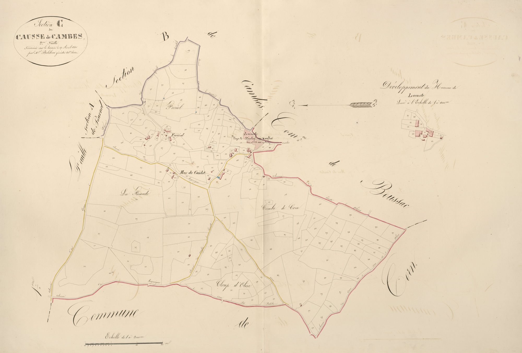 section C du Causse de Cambes, 2ème feuille