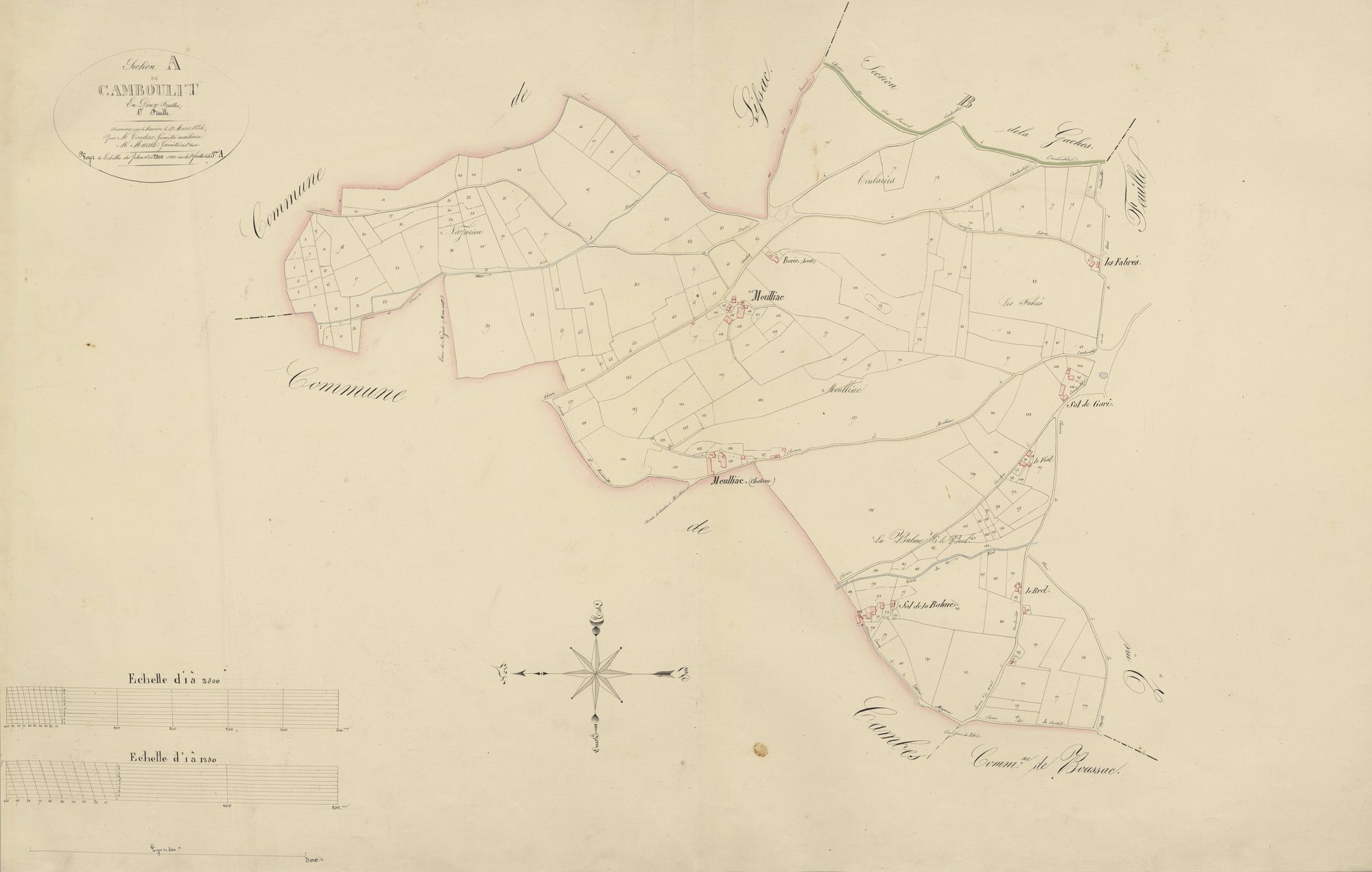 section A de Camboulit, 1ère feuille