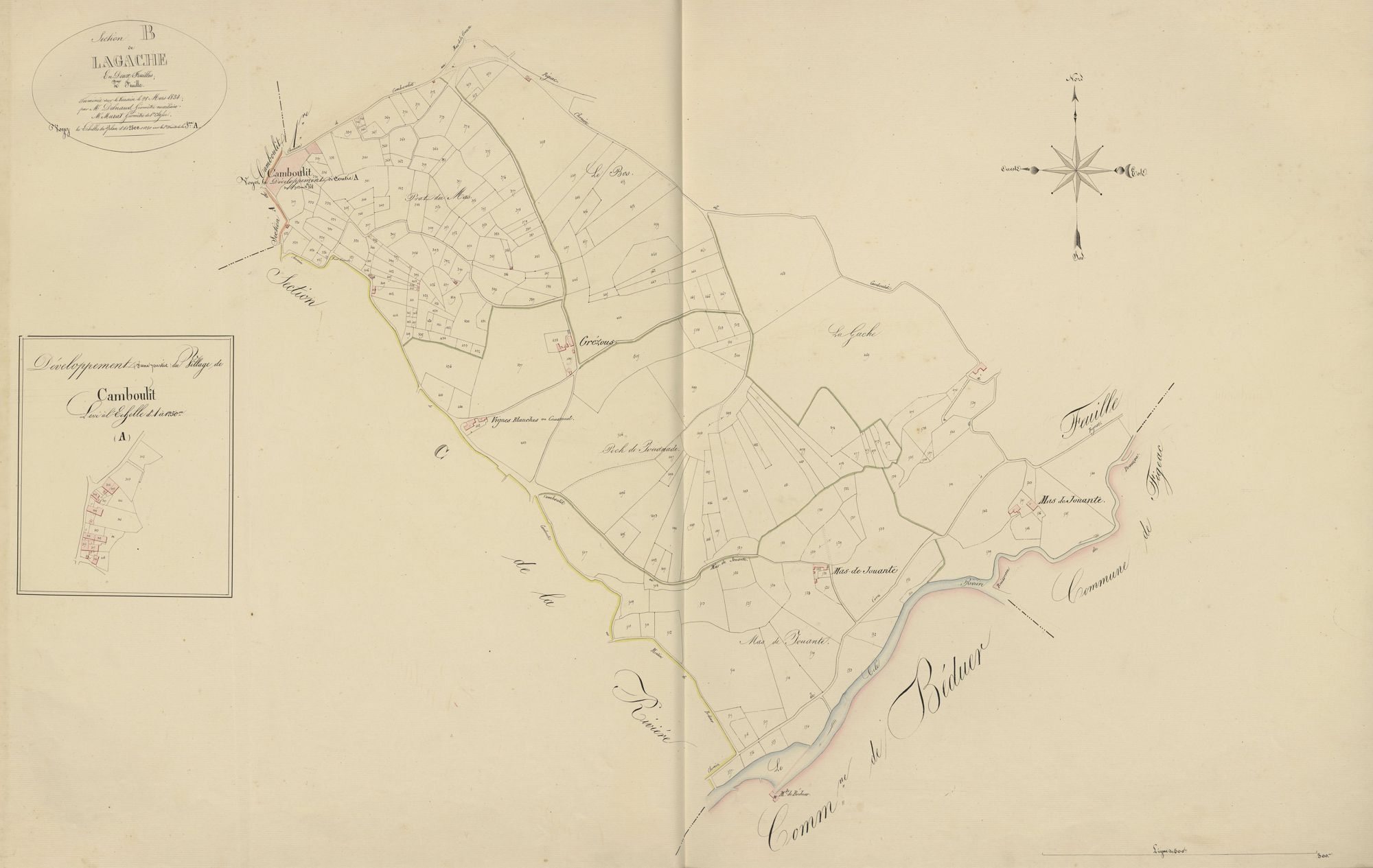 section B de Lagache, 2ème feuille