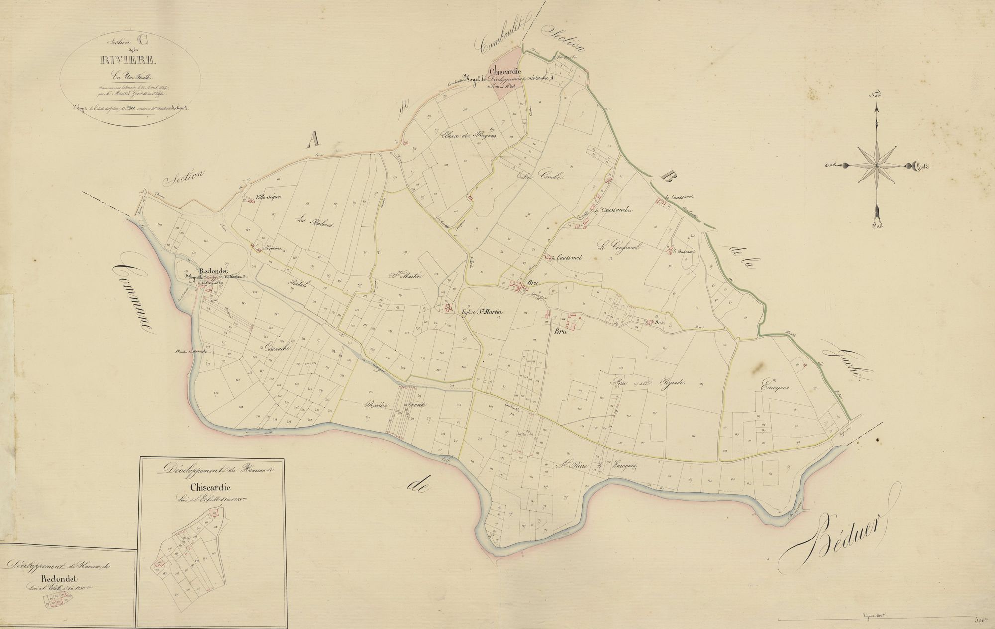 section C de la Rivière, 1ère feuille