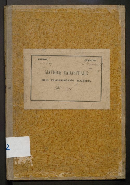 Cases 1-158. Augmentations et diminutions (1881-1891)