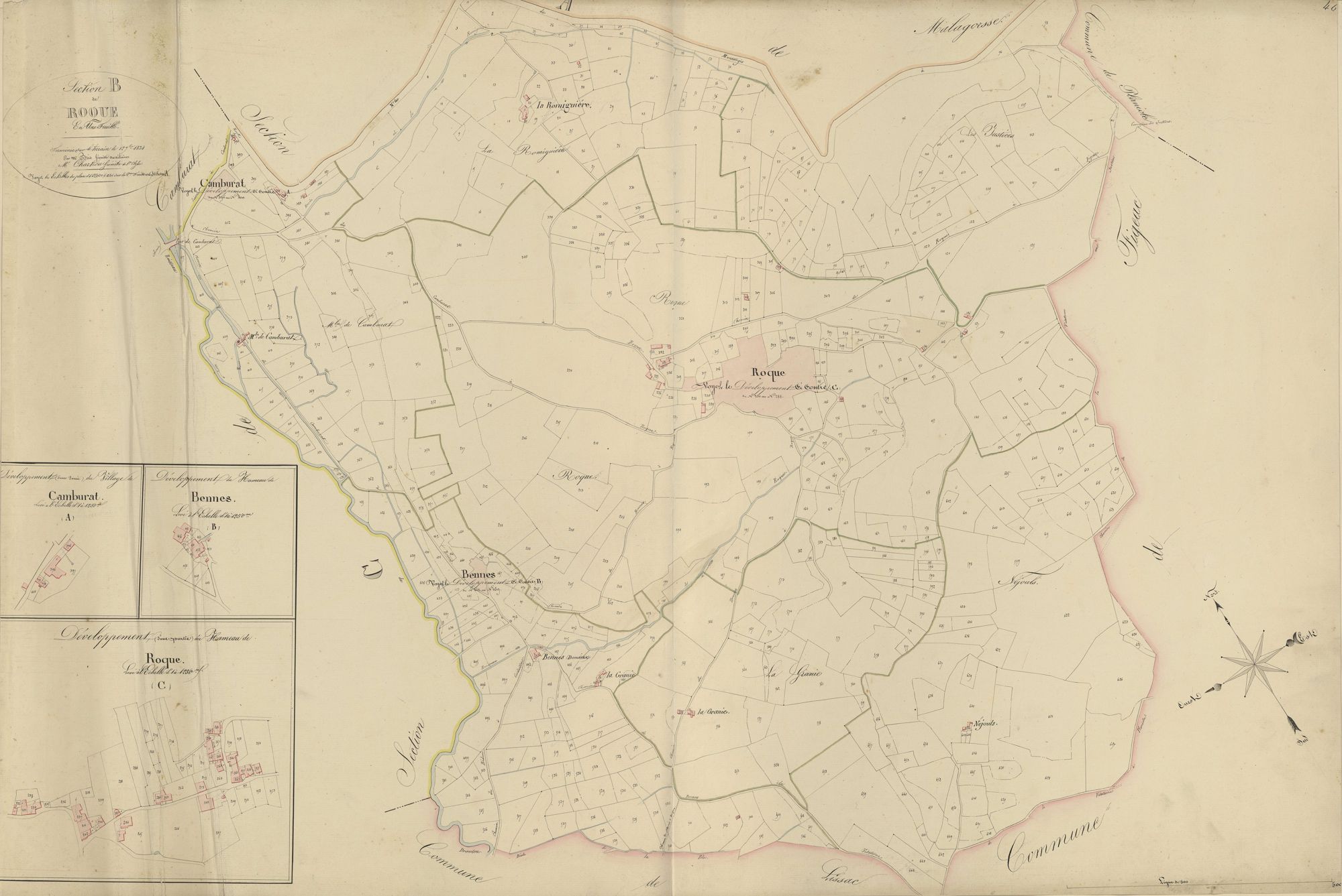 section B de Roque, 1ère feuille