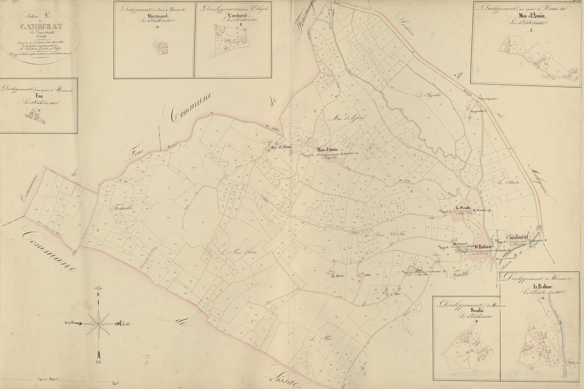 section C de Camburat, 1ère feuille