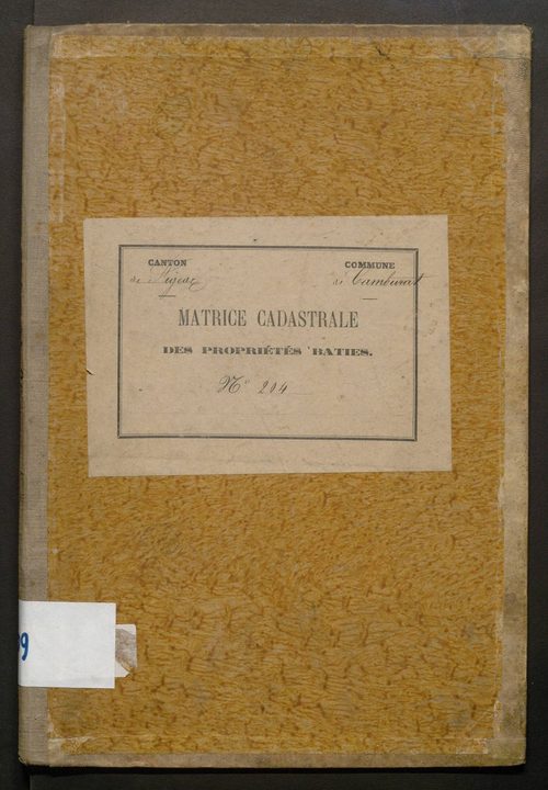 Cases 1-178. Augmentations et diminutions (1882-1891)