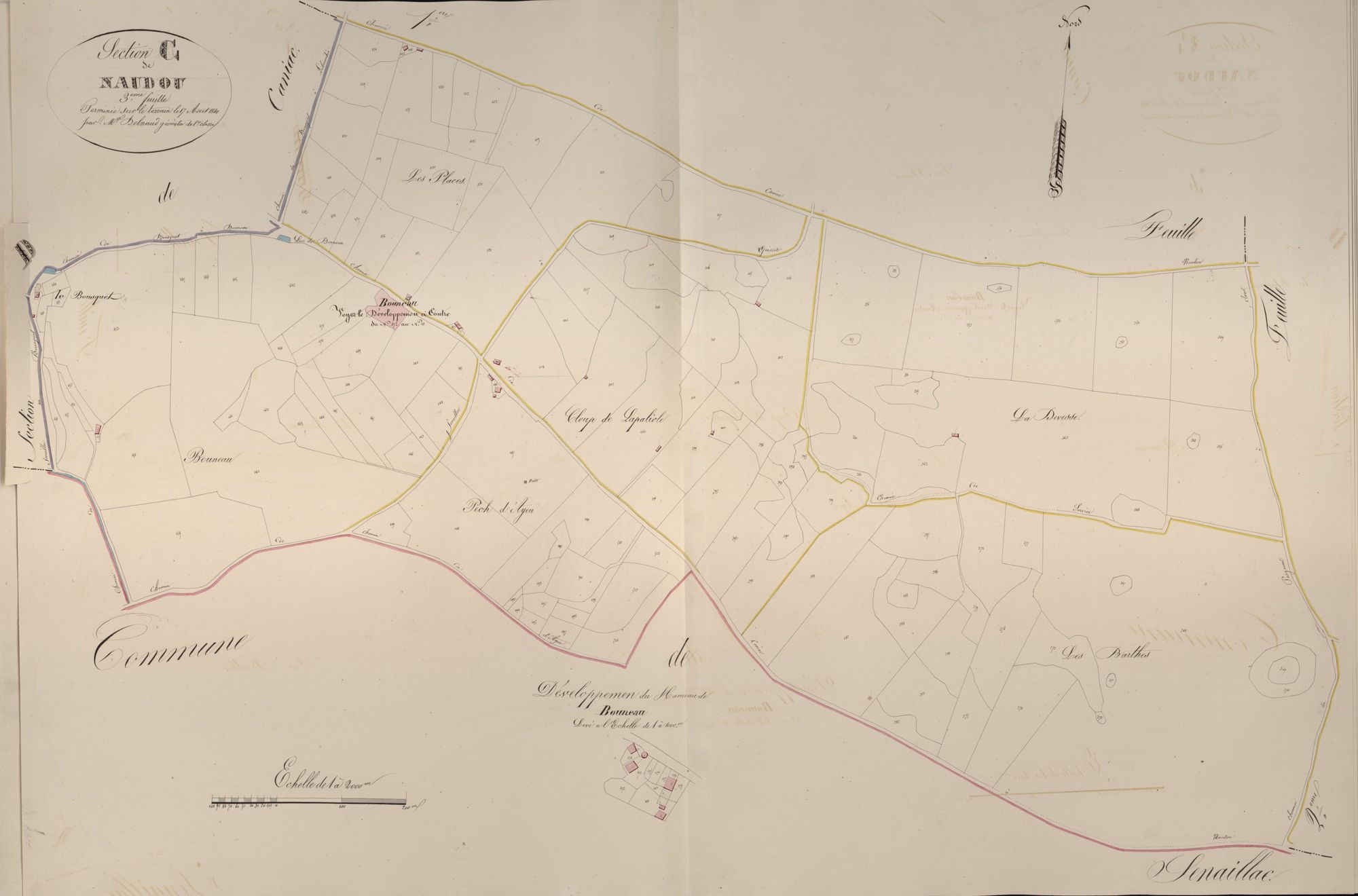 section C de Naudou, 3ème feuille