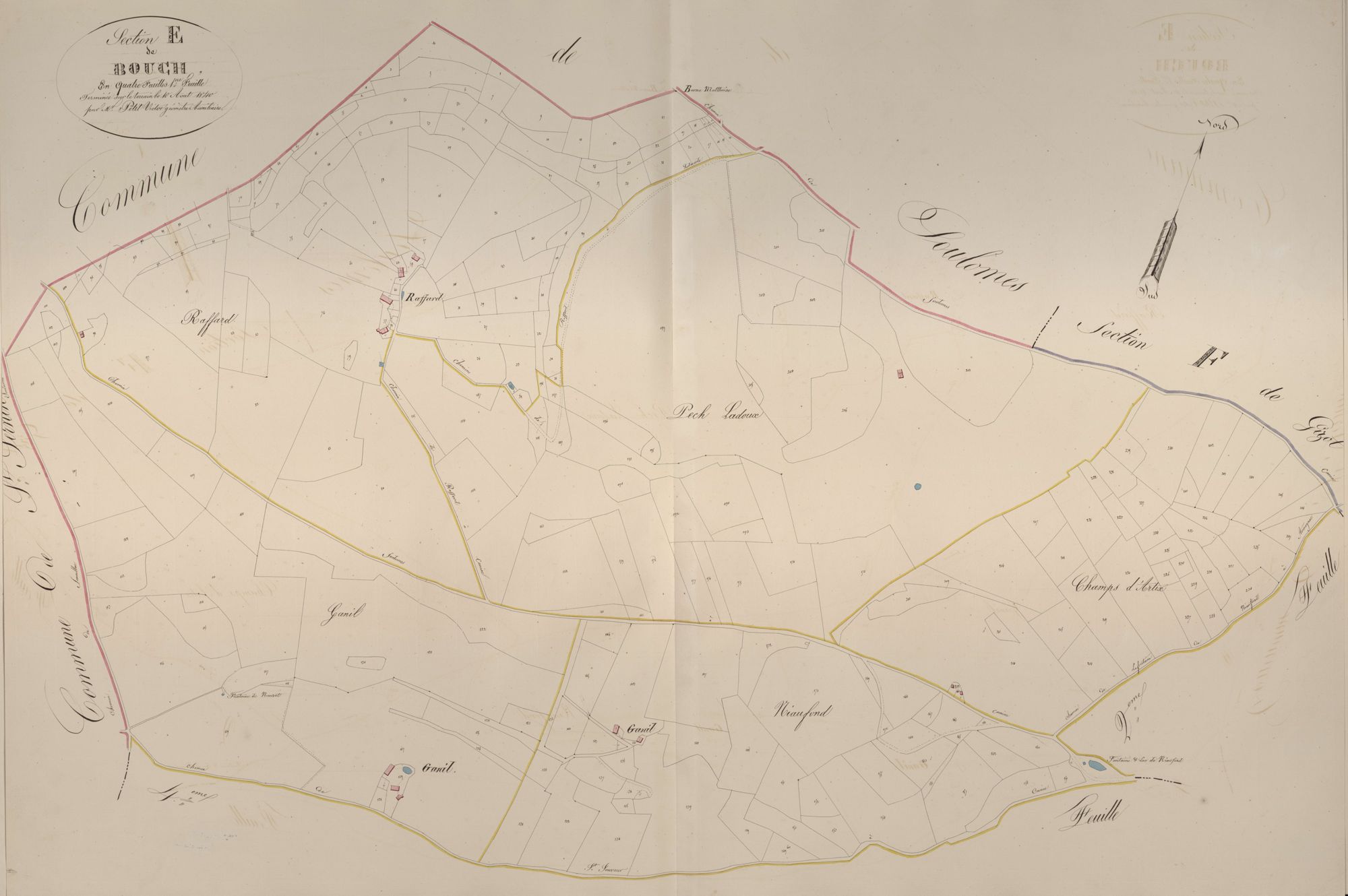 section E de Bouch, 1ère feuille