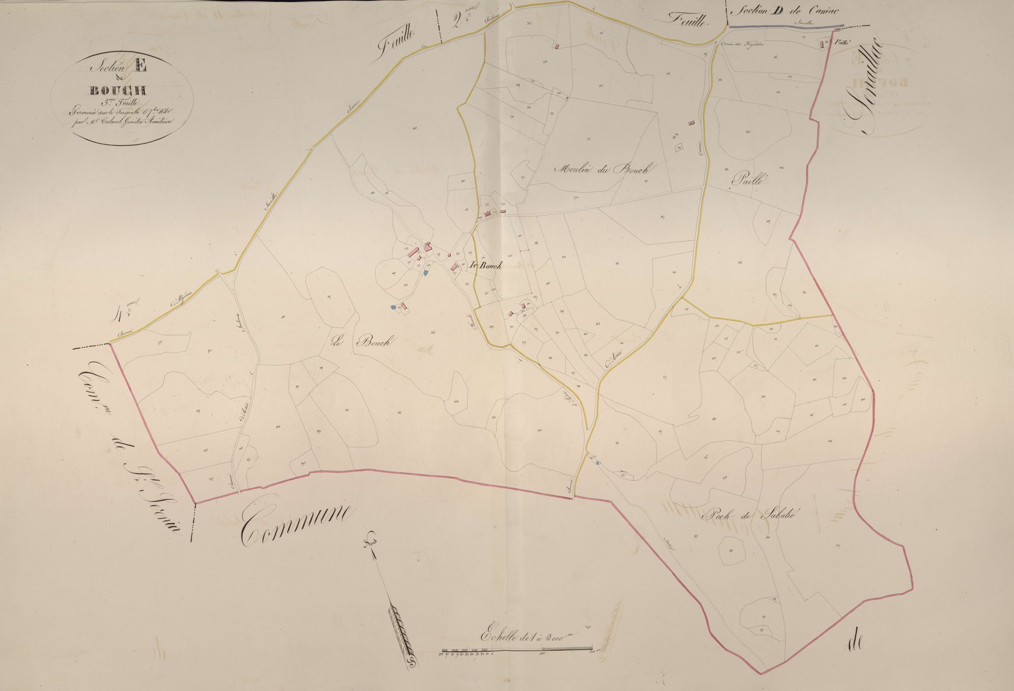 section E de Bouch, 3ème feuille