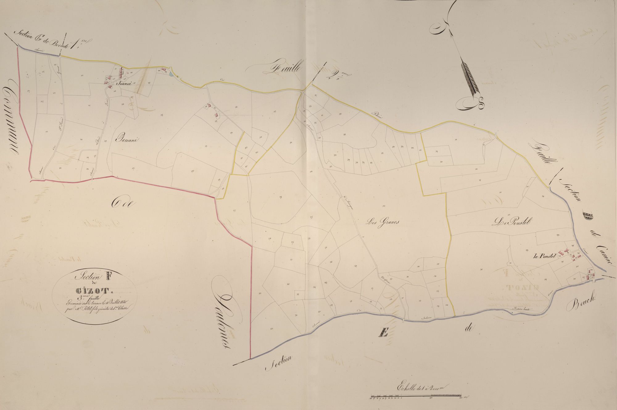 section F de Gizot, 3ème feuille