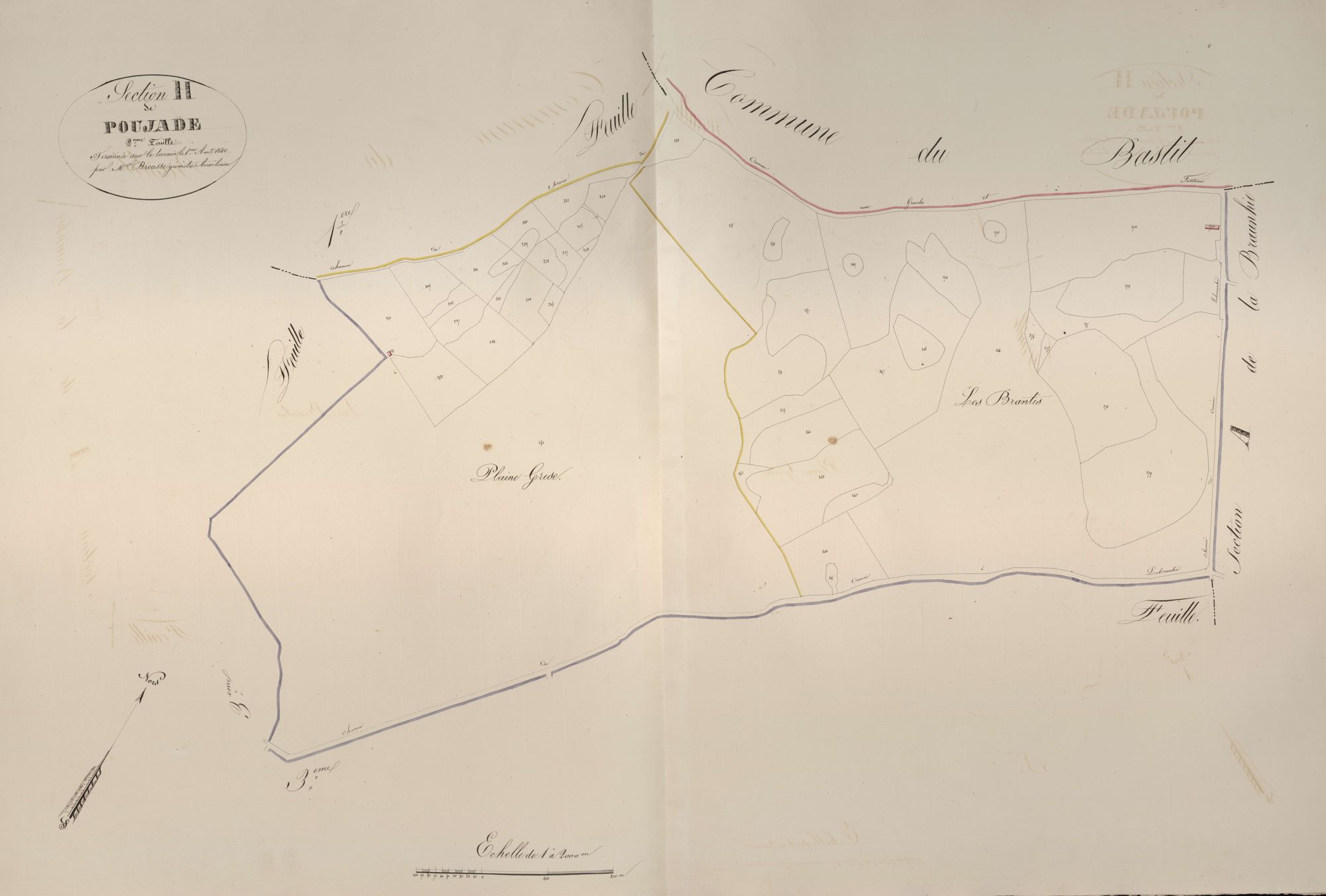 section H de Poujade, 2ème feuille