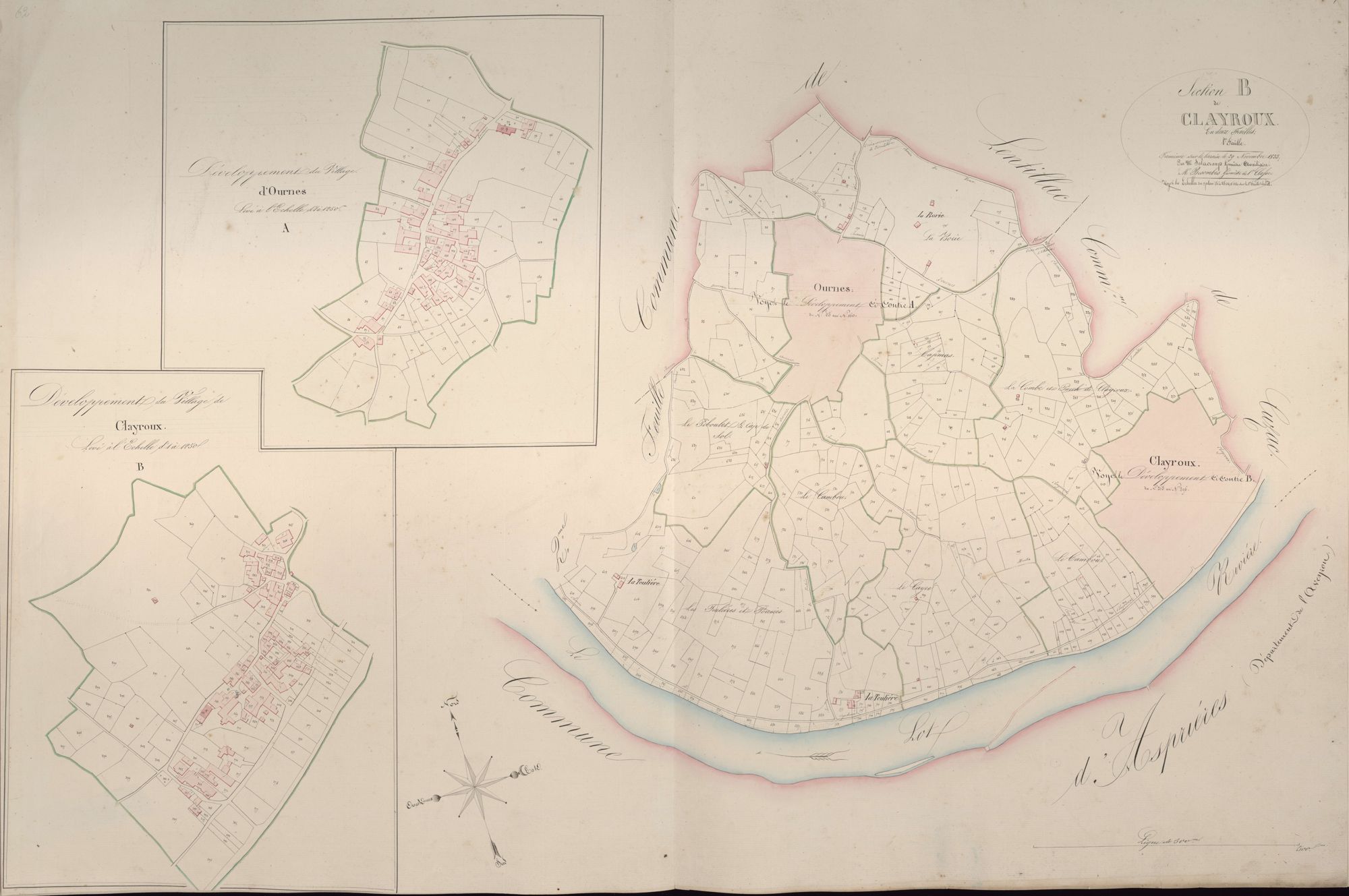 section B de Clayroux, 1ère feuille