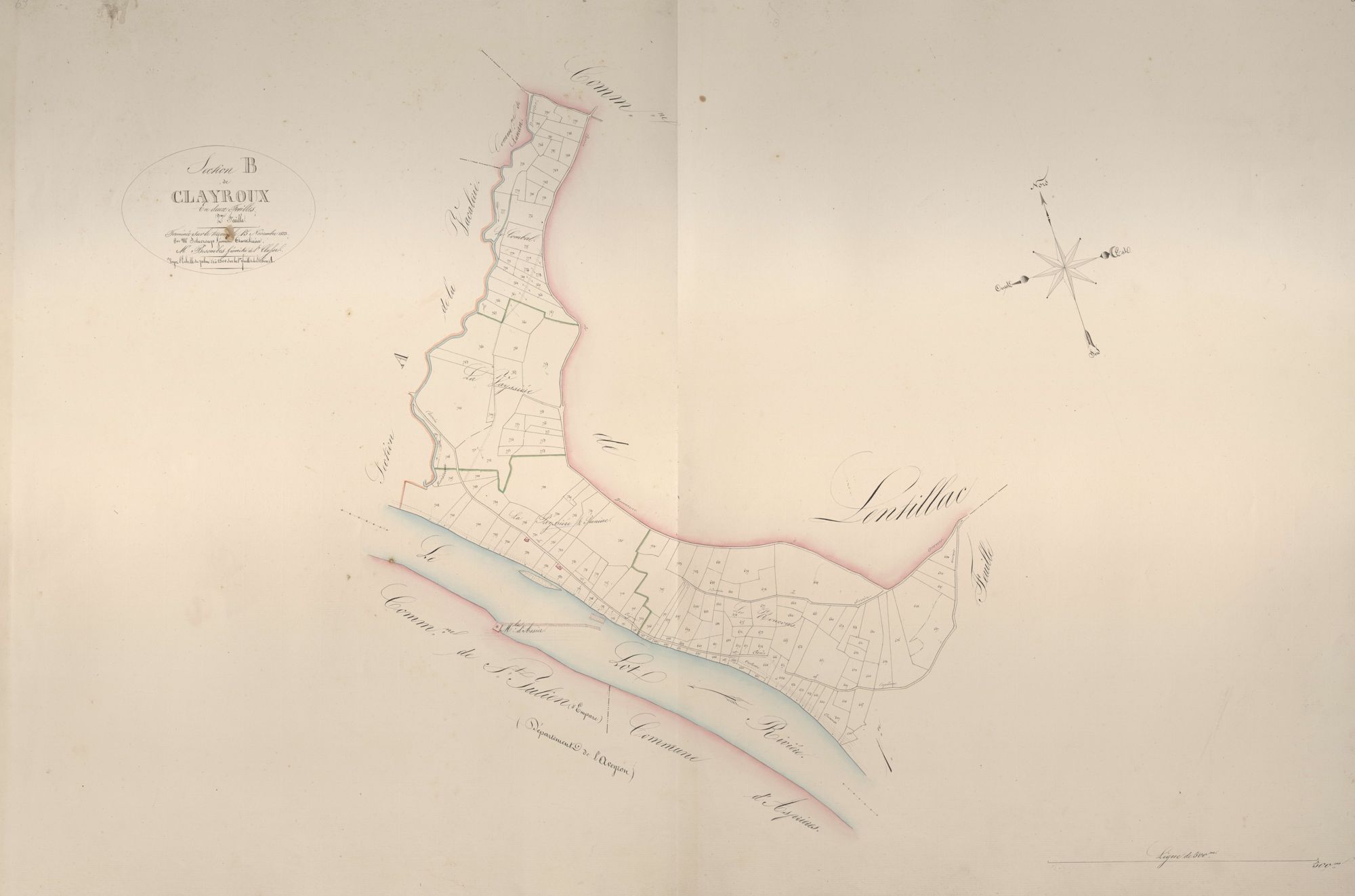 section B de Clayroux, 2ème feuille