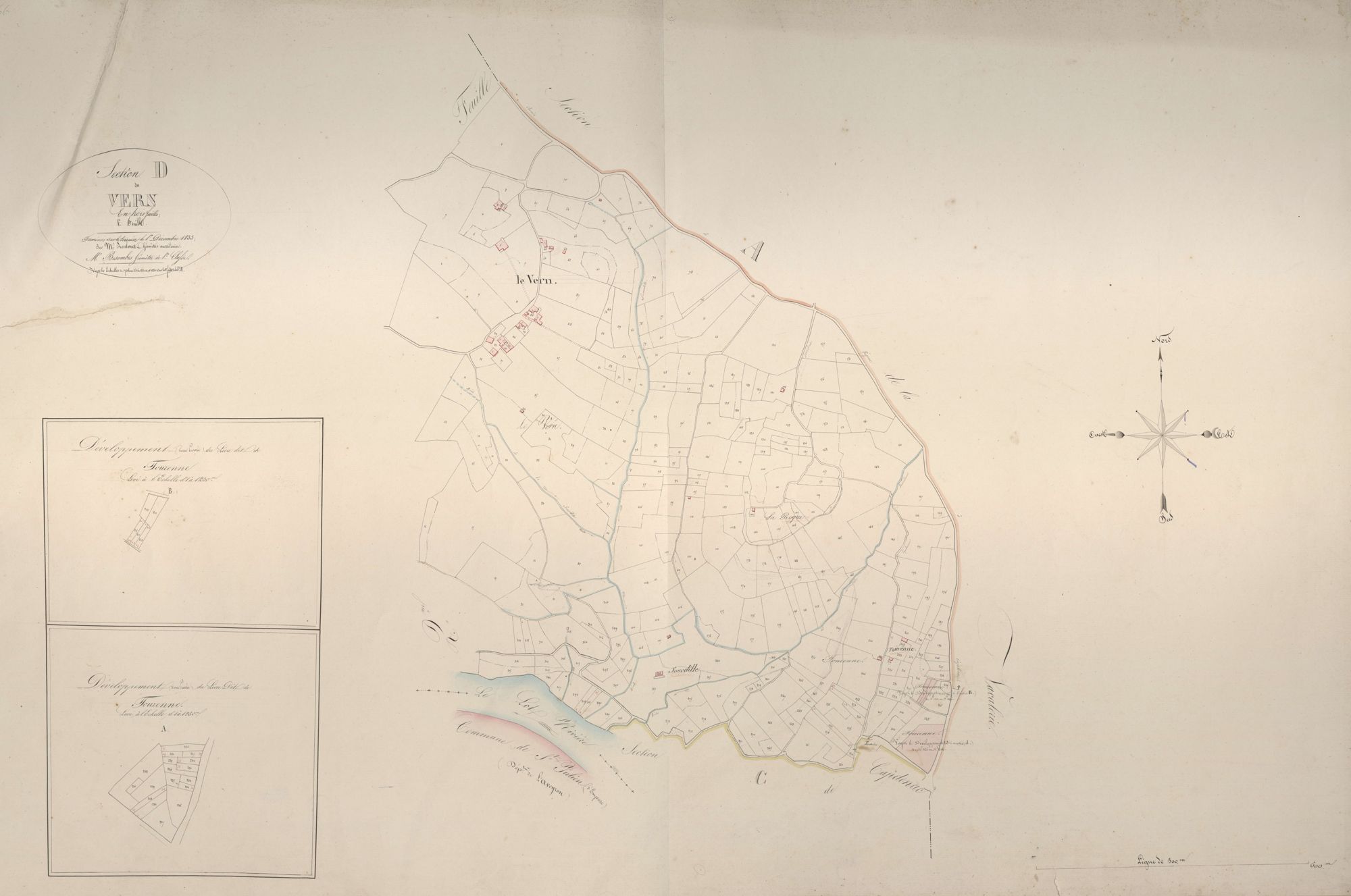 section D du Vern, 1ère feuille