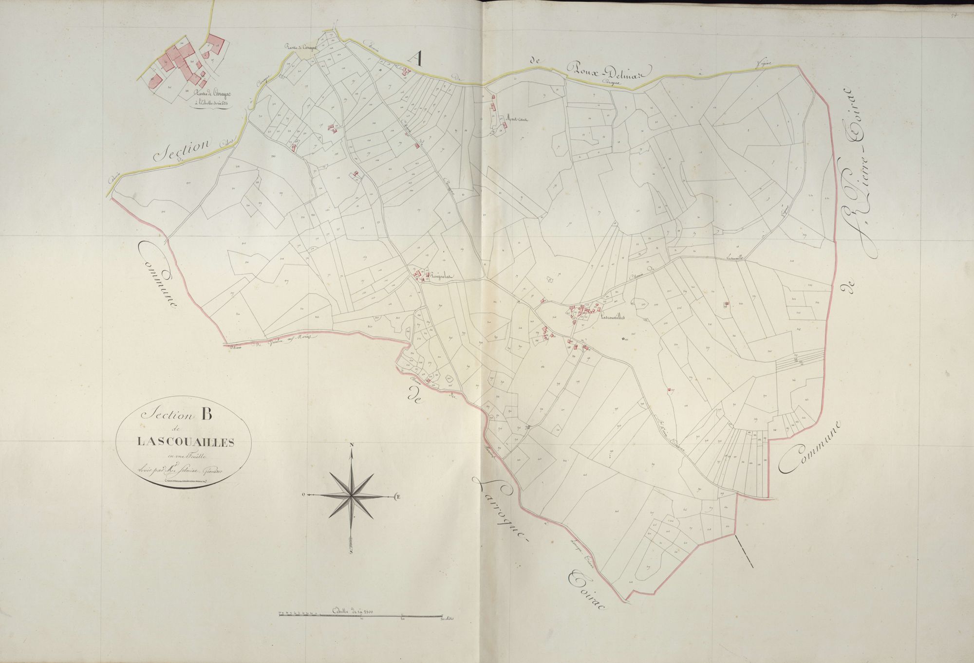 section B de Lascouailles, 1ère feuille
