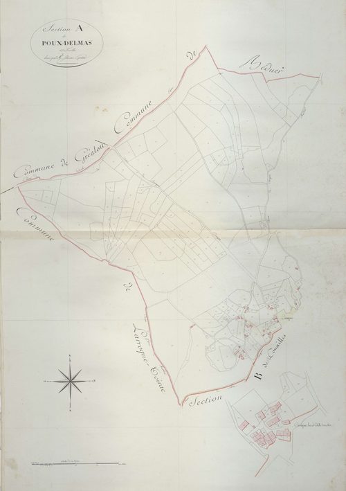 section A de Poux-Delmas, 1ère feuille
