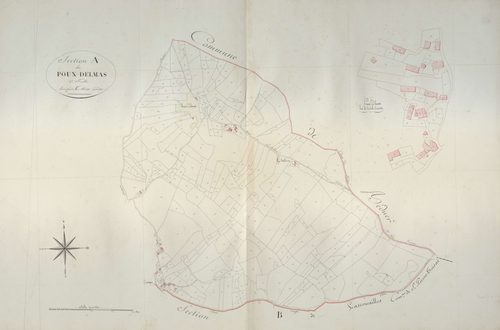 section A de Poux-Delmas, 2ème feuille