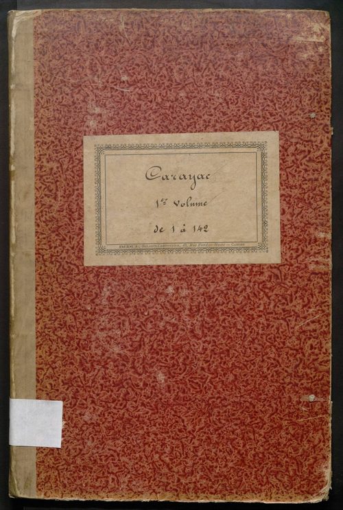Folios 1-142. Augmentations et diminutions (1869-1914)