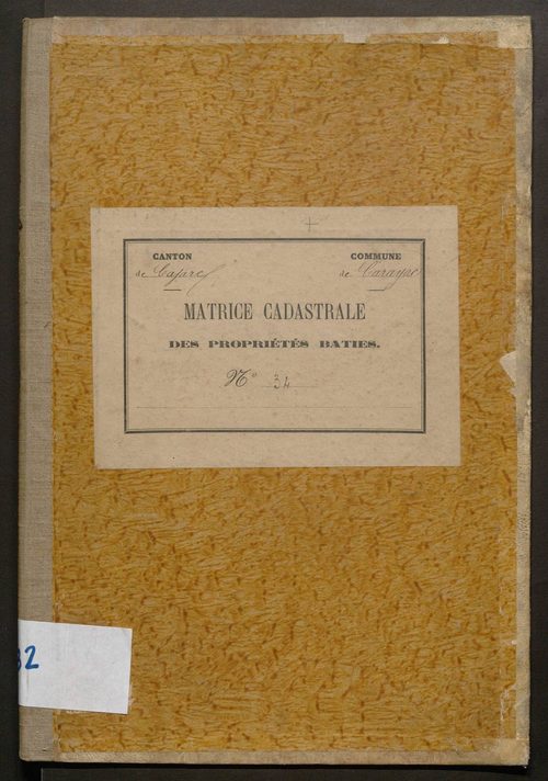 Cases 1-83. Augmentations et diminutions (1882-1889)
