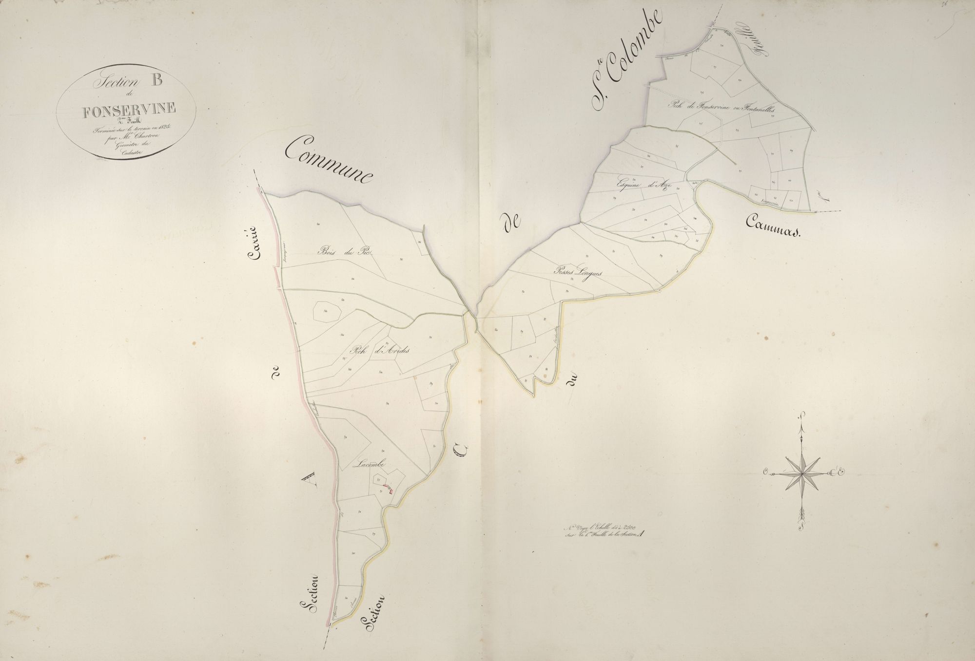 section B de Fonservine, 2ème feuille
