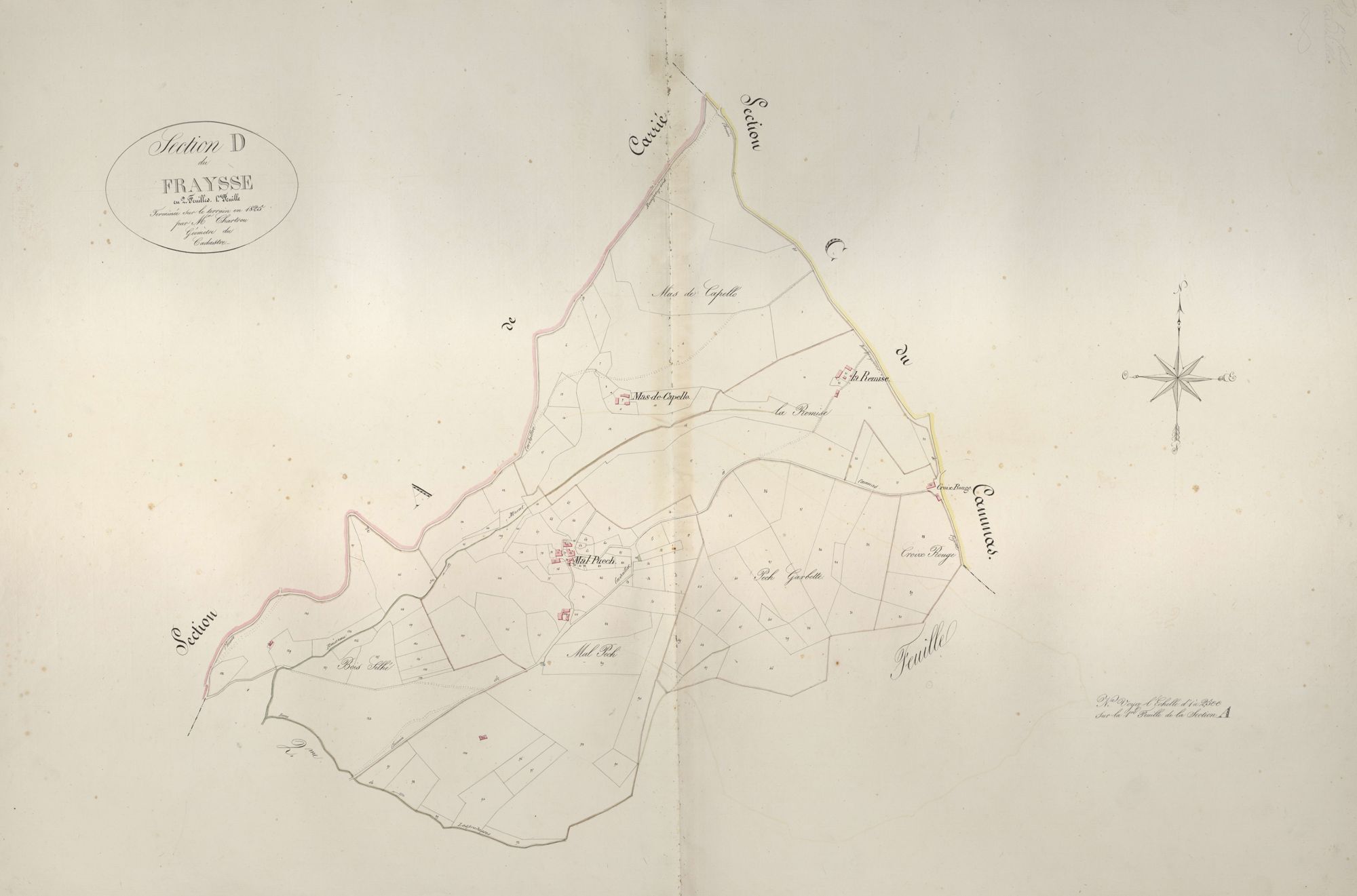 section D du Fraysse, 1ère feuille