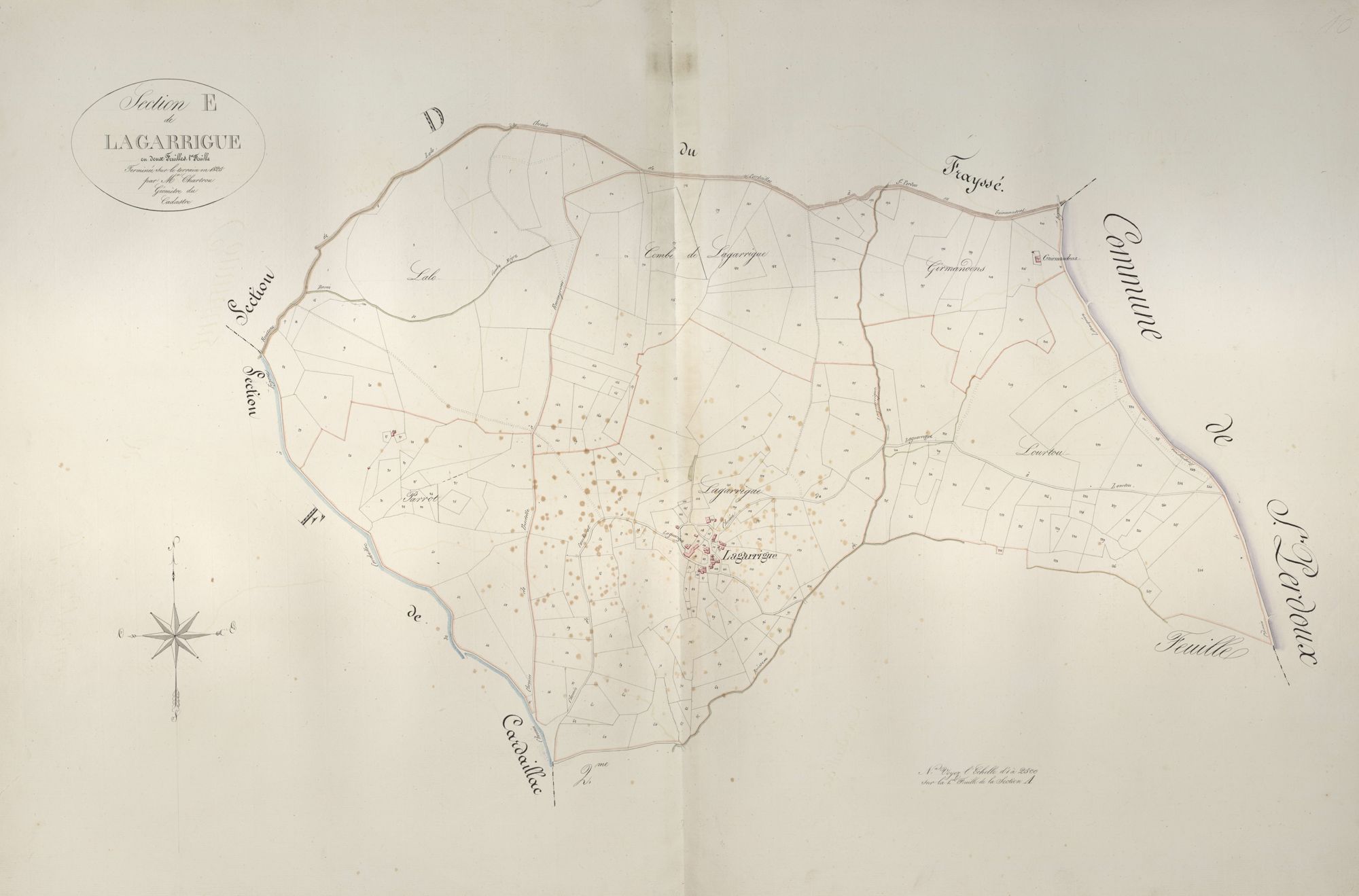 section E de Lagarrigue, 1ère feuille