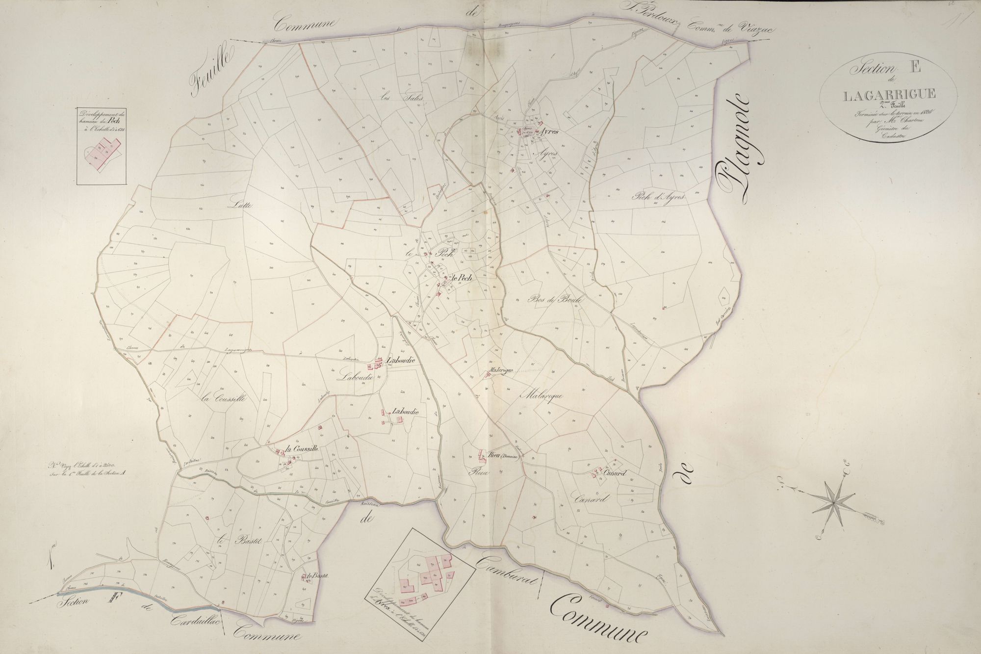 section E de Lagarrigue, 2ème feuille