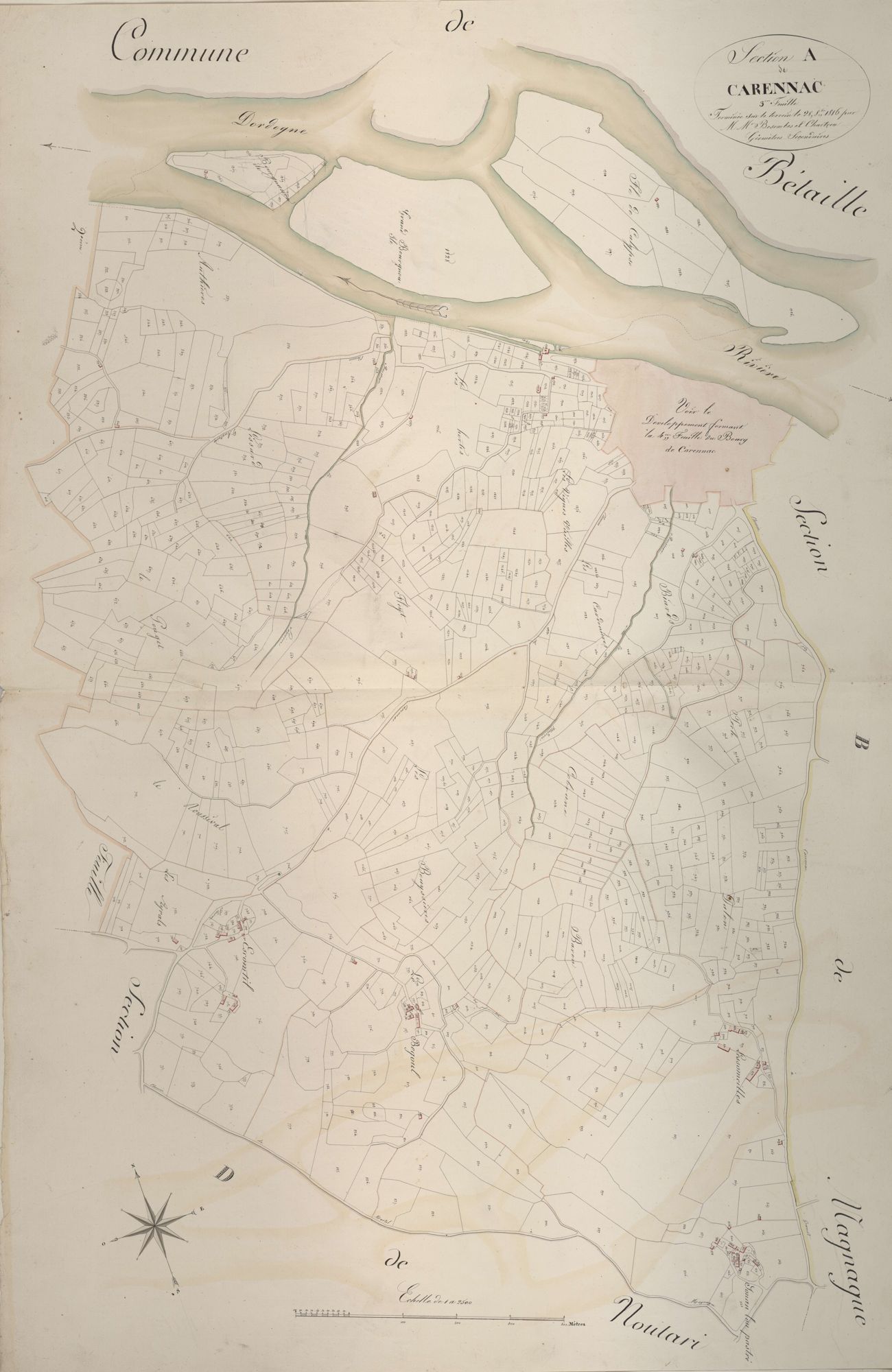 section A de Carennac, 3ème feuille