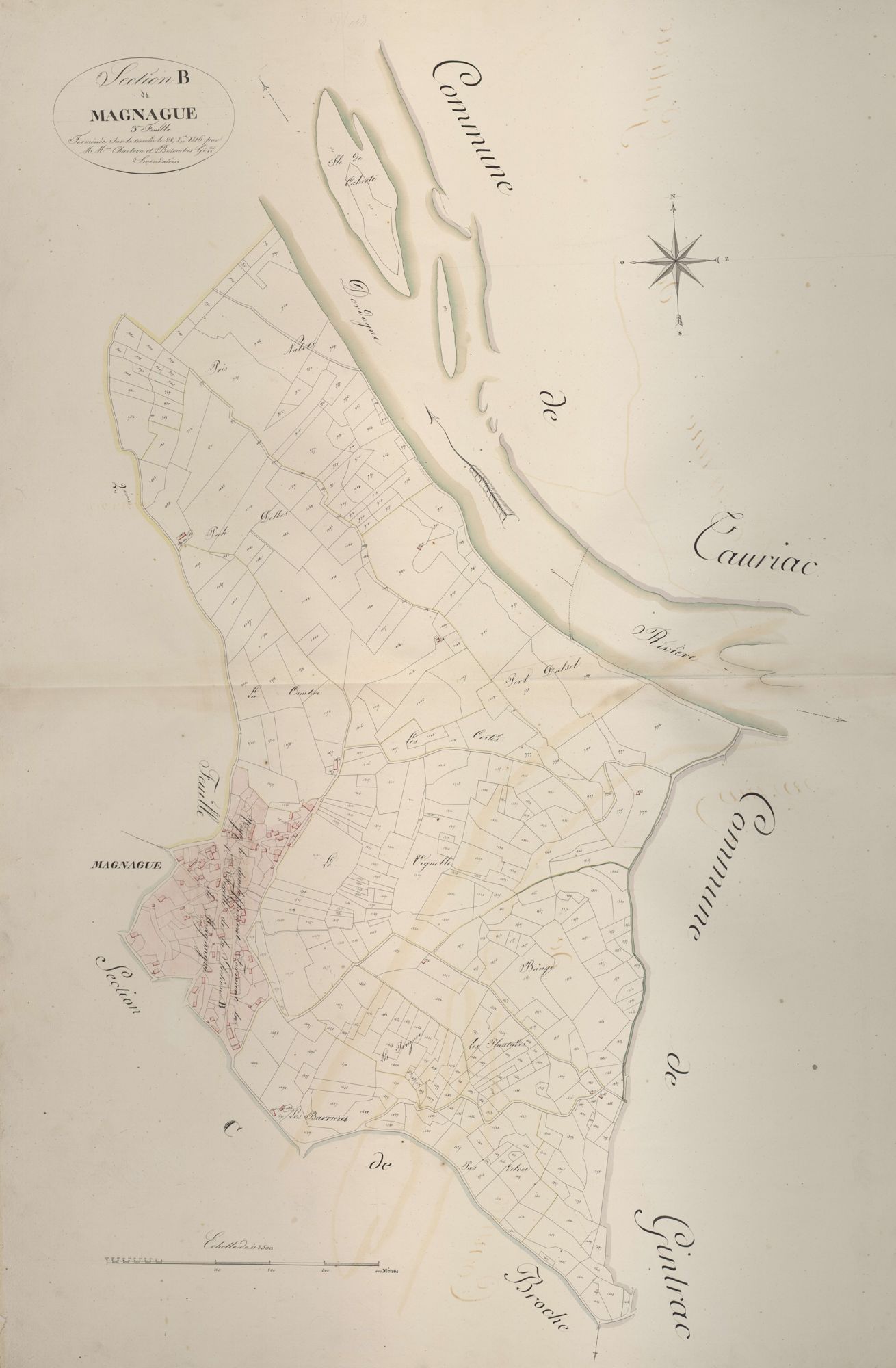 section B de Manague, 3ème feuille