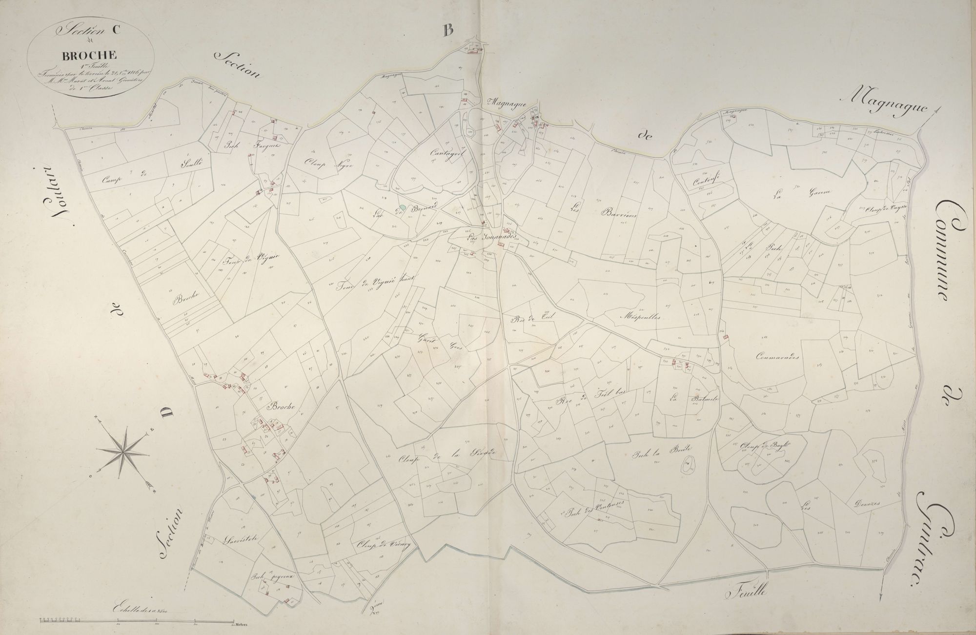 section C de Broche, 1ère feuille
