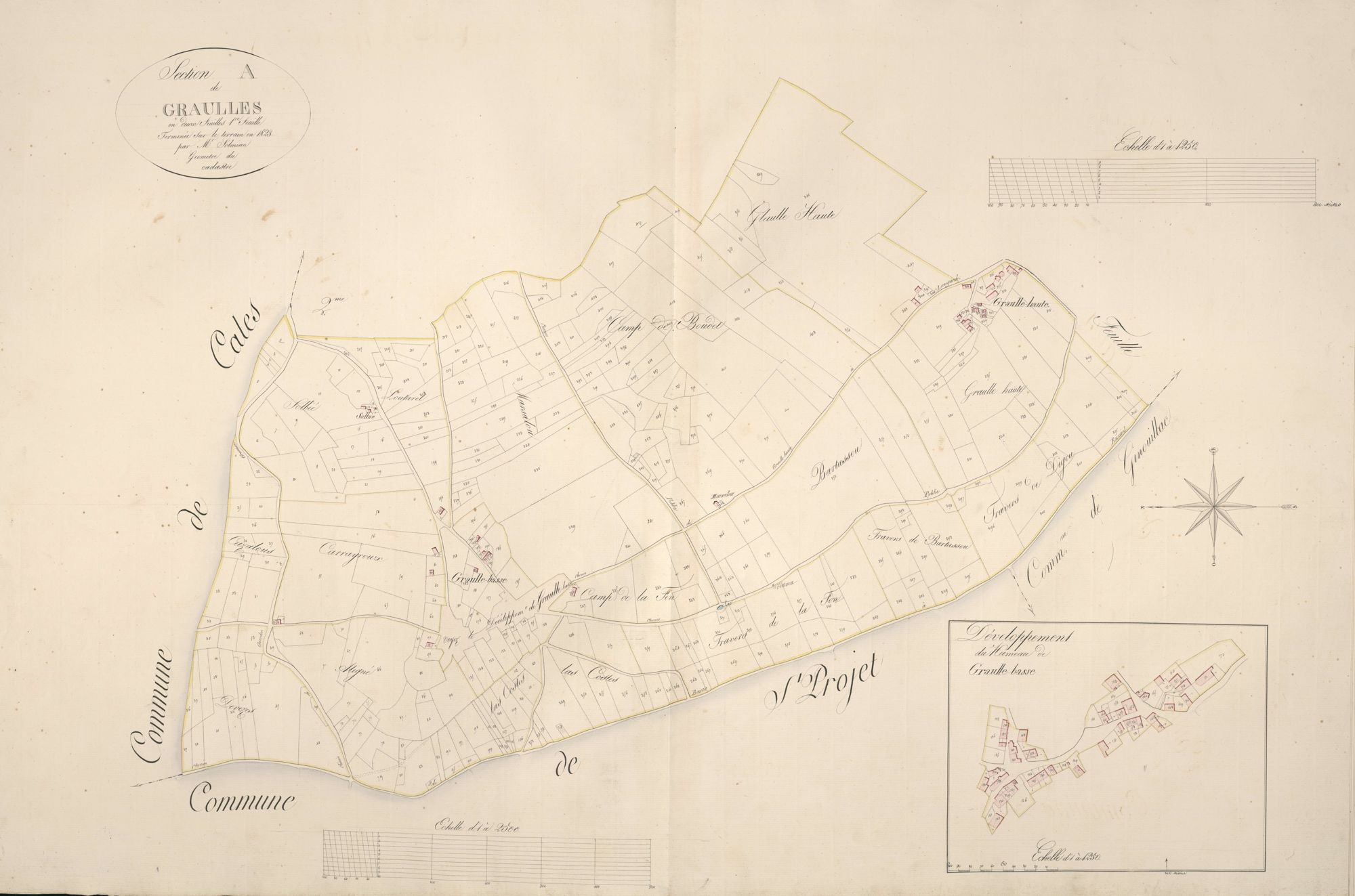 section A de Graulles, 1ère feuille