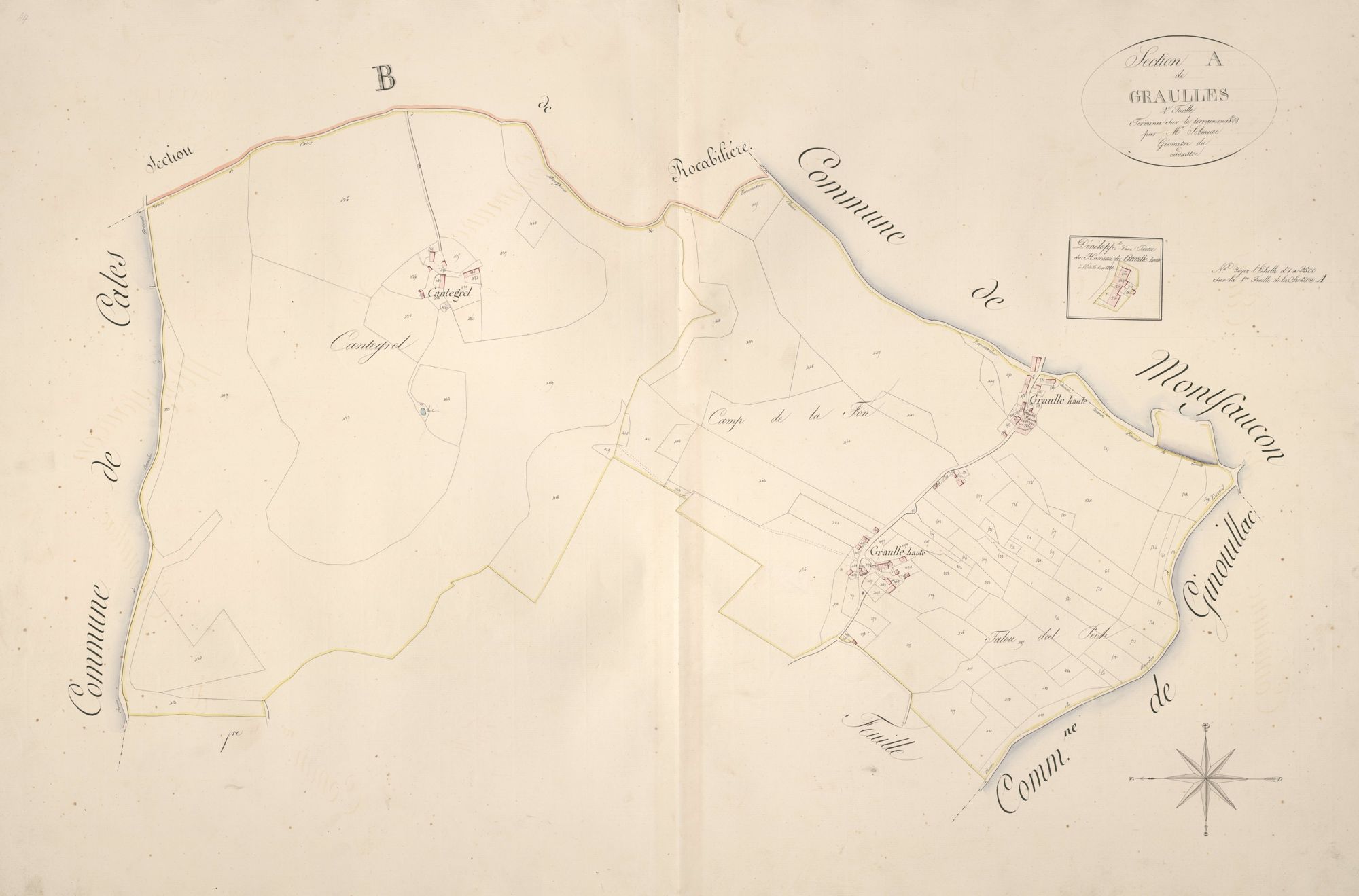 section A de Graulles, 2ème feuille