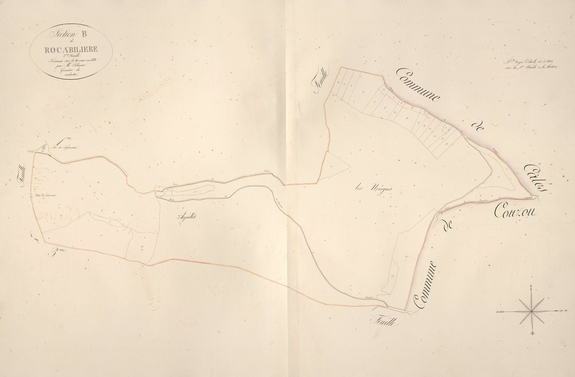 section B de Rocabiliére, 2ème feuille