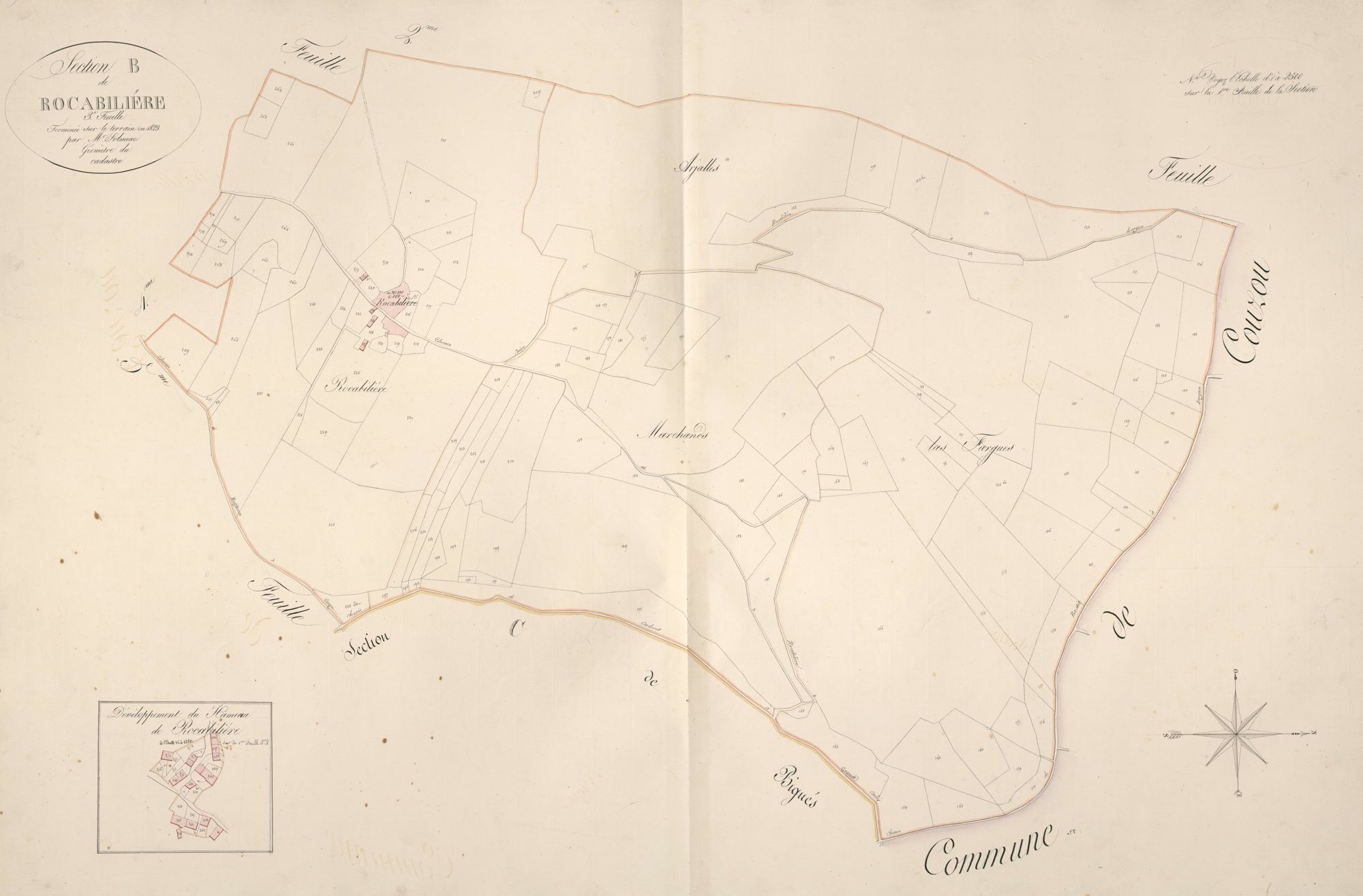 section B de Rocabiliére, 3ème feuille