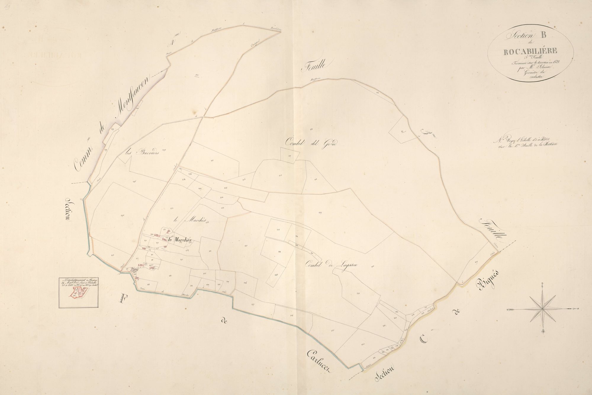 section B de Rocabiliére, 5ème feuille
